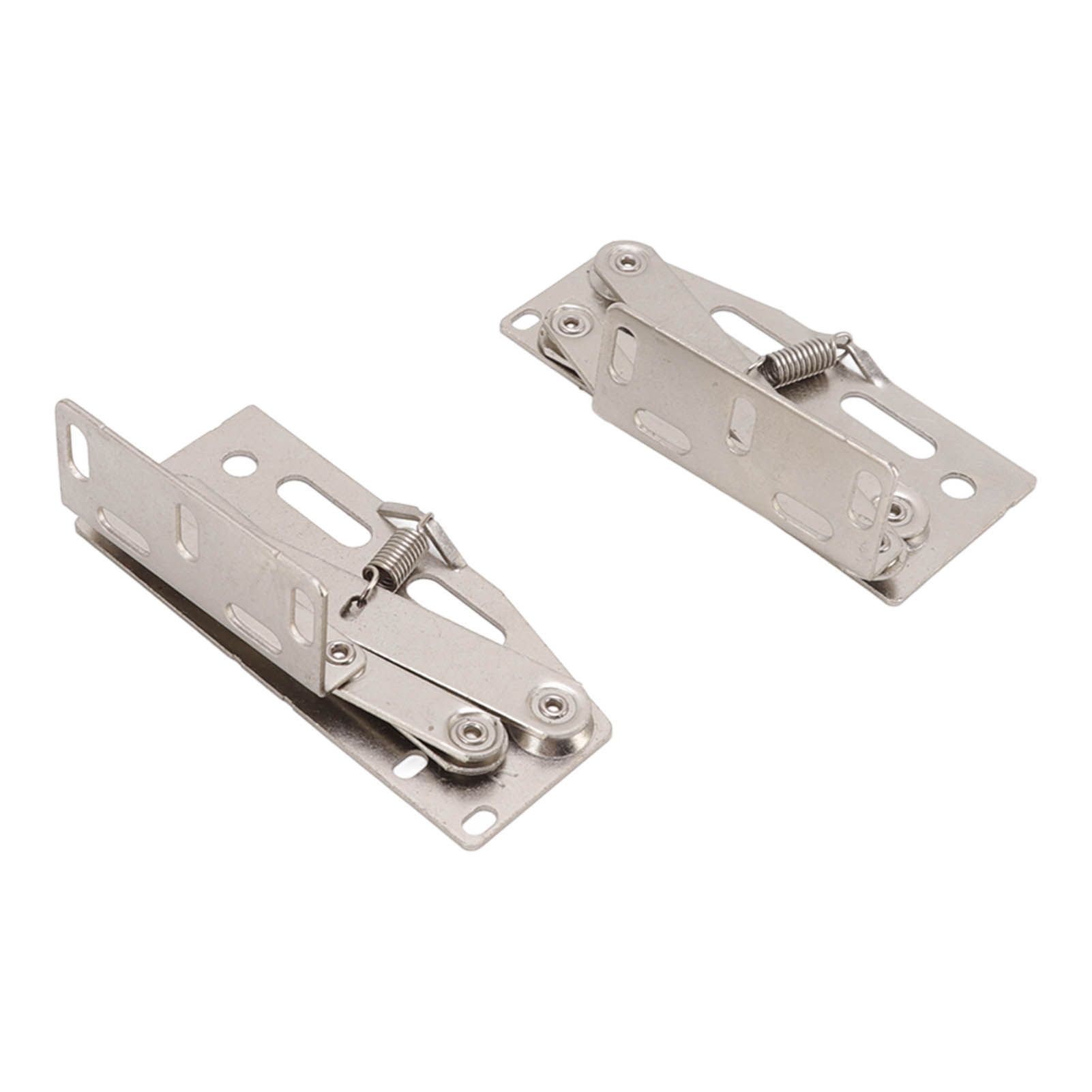2 Sets Cabinet Door Hinges 45 Degrees Down Flip Door Scissor Spring Hinge view 7
