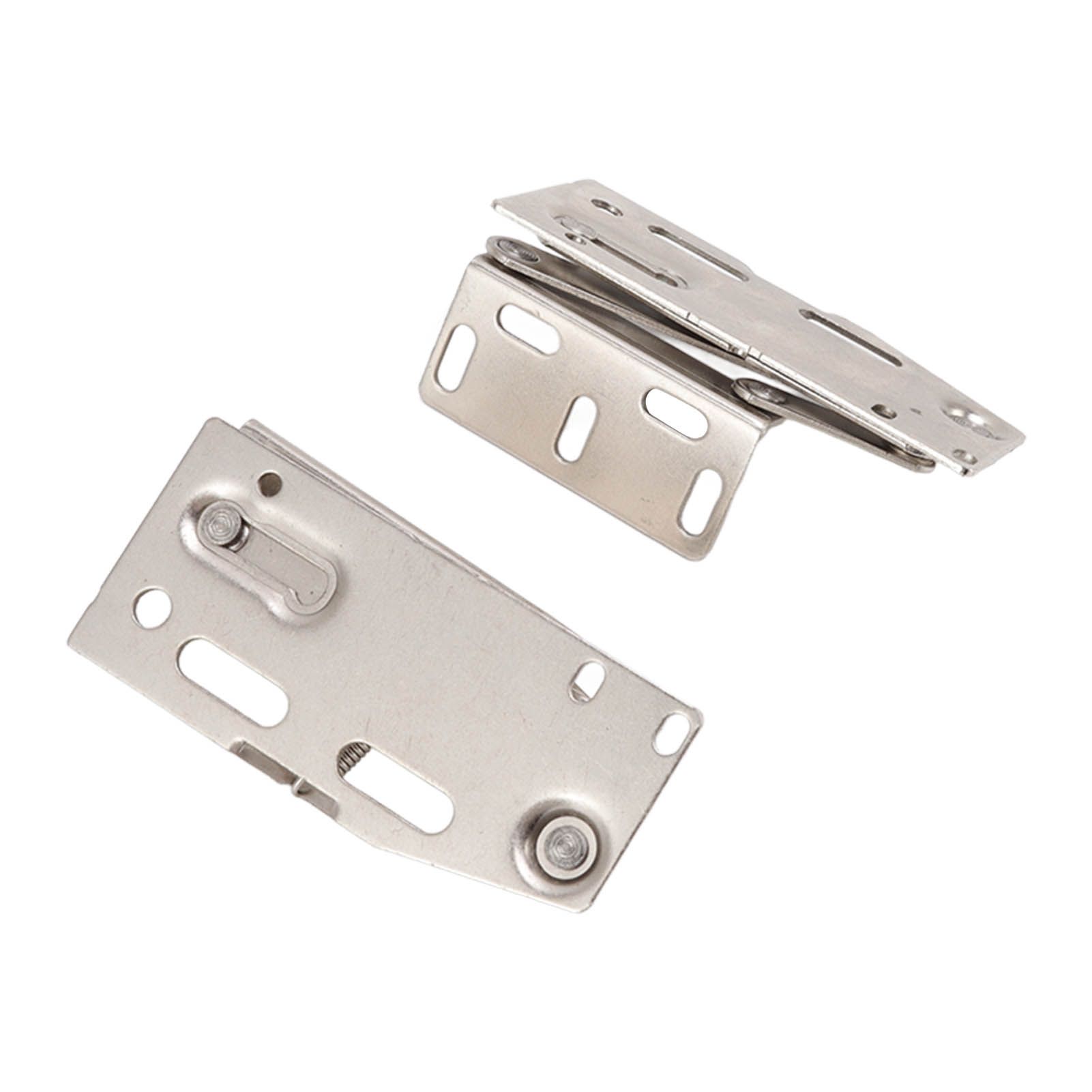 2 Sets Cabinet Door Hinges 45 Degrees Down Flip Door Scissor Spring Hinge view 8