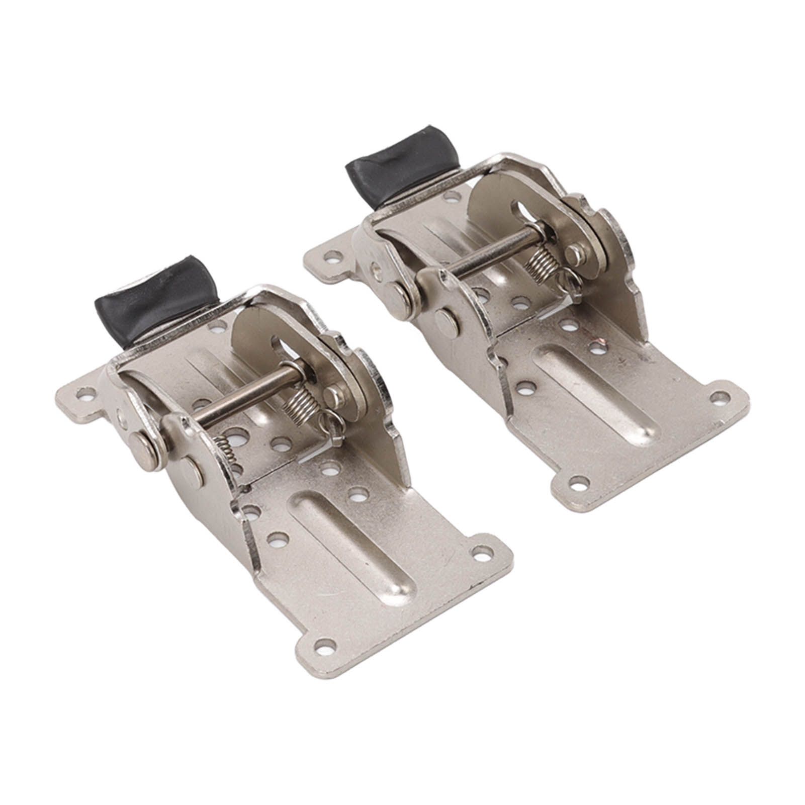 2Pcs Folding Hinges Zinc Alloy 180 Degree Self Locking Hinge Set Hardware for view 4