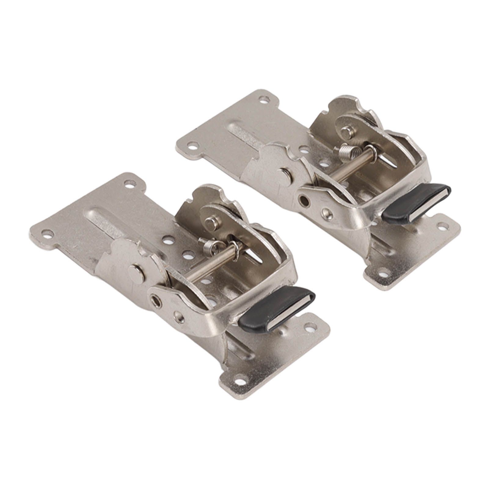 2Pcs Folding Hinges Zinc Alloy 180 Degree Self Locking Hinge Set Hardware for view 6