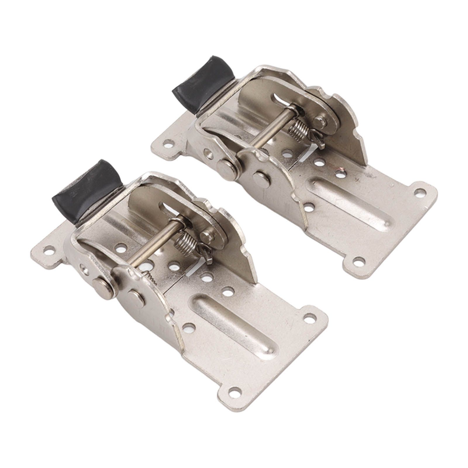 2Pcs Folding Hinges Zinc Alloy 180 Degree Self Locking Hinge Set Hardware for view 8