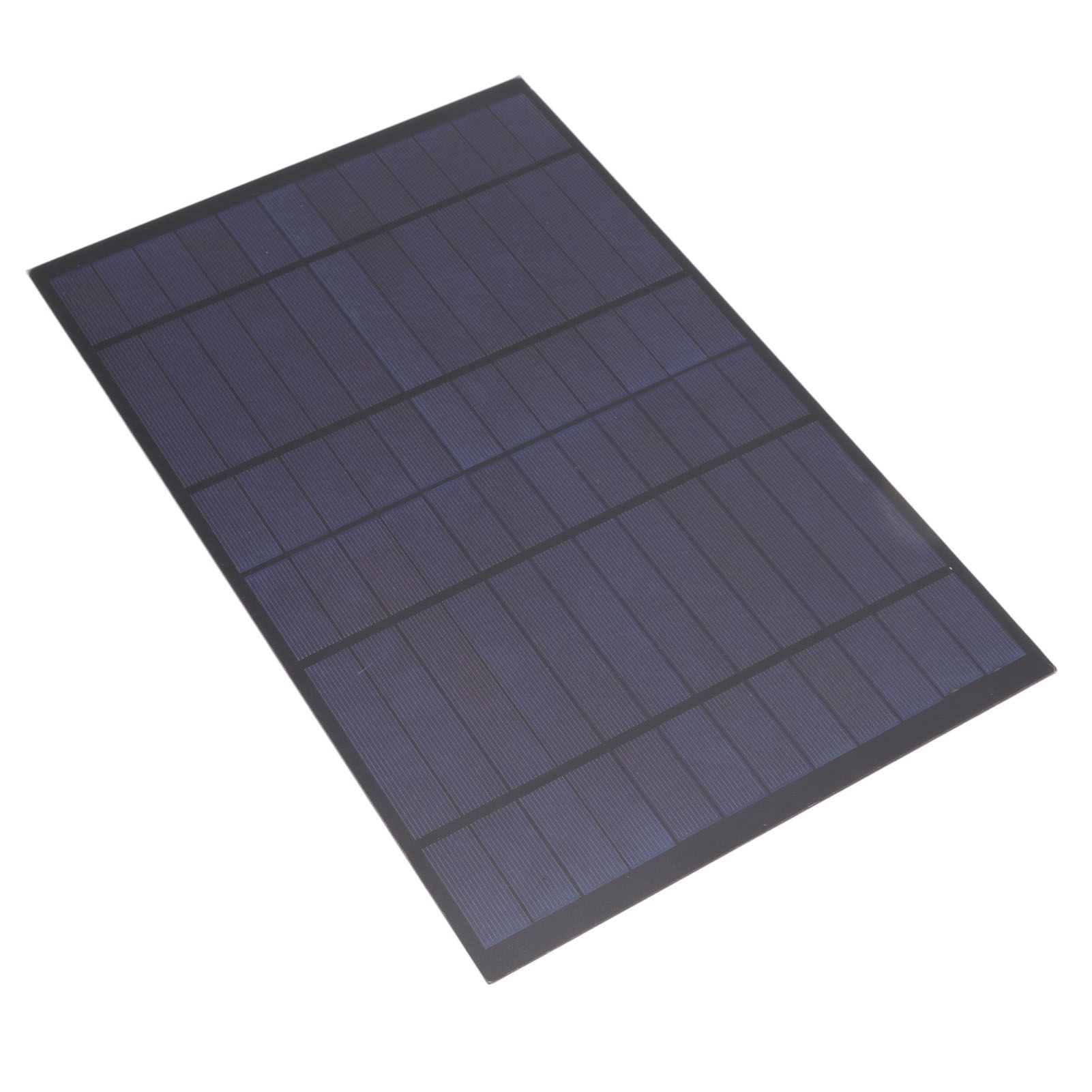 6V 10W Solar Panel Polycrystalline Silicon 1660mA Solar Charger Plate for view 5