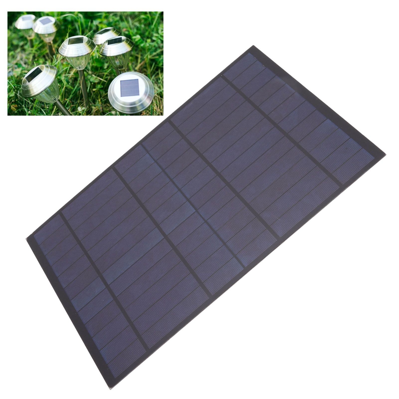 6V 10W Solar Panel Polycrystalline Silicon 1660mA Solar Charger Plate for view 11