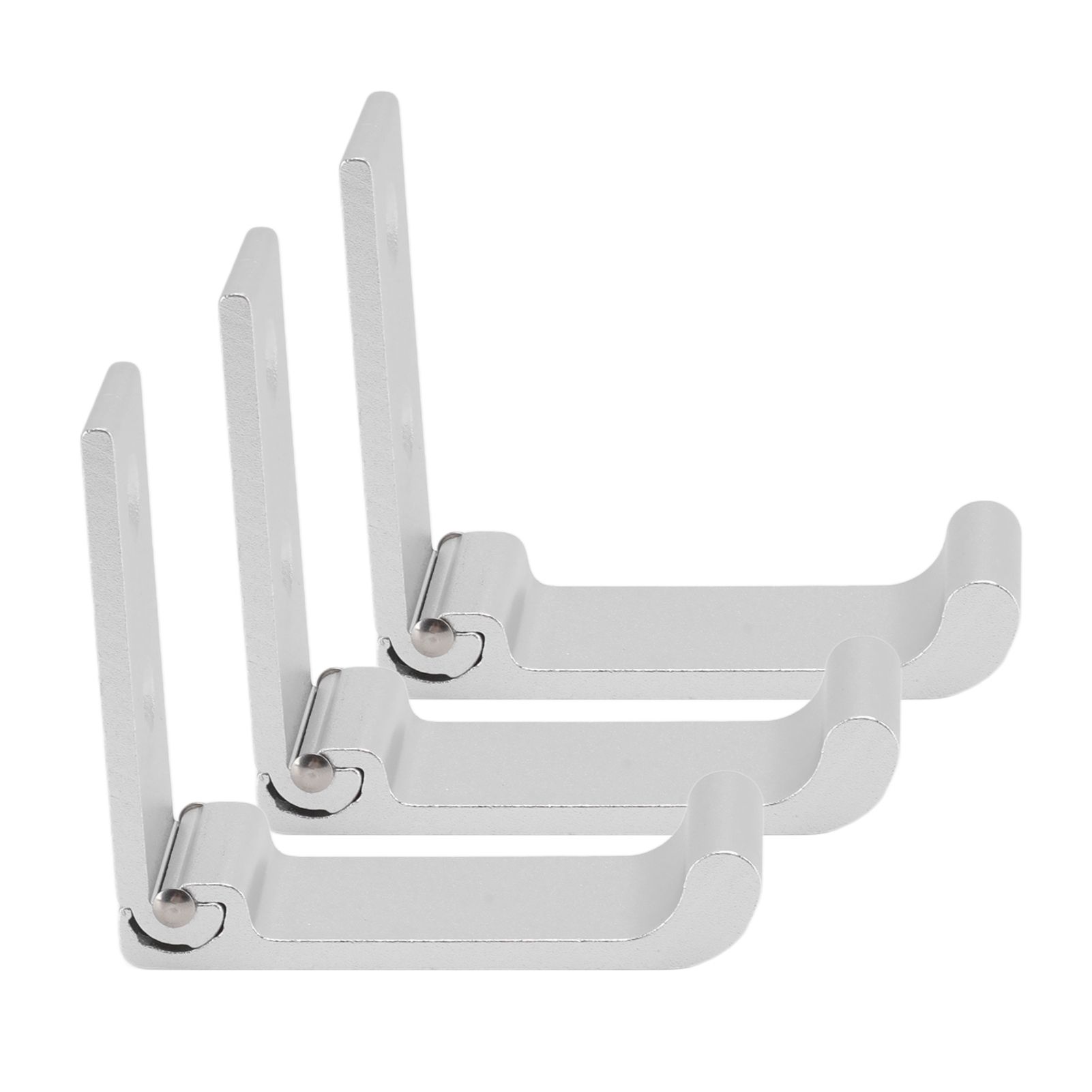3Pcs Folding Coat Hooks Aluminum Alloy Foldable Wall Hook for Office Bedroom view 7