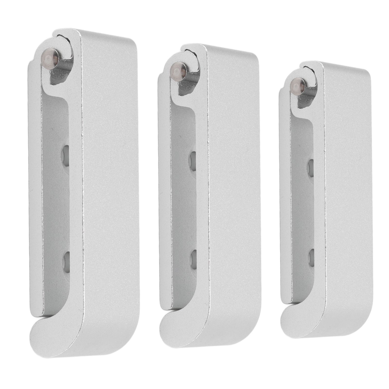 3Pcs Folding Coat Hooks Aluminum Alloy Foldable Wall Hook for Office Bedroom view 9