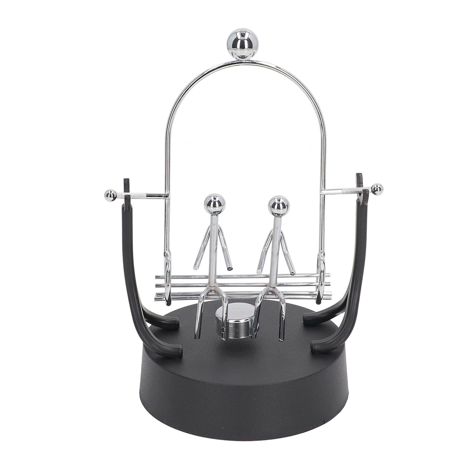 Perpetual Motion Machine Couples Swing Shape Iron Art Electroplating Perpetual