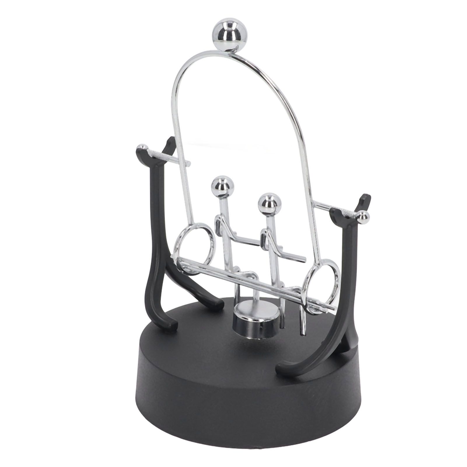 Perpetual Motion Machine Couples Swing Shape Iron Art Electroplating Perpetual view 2