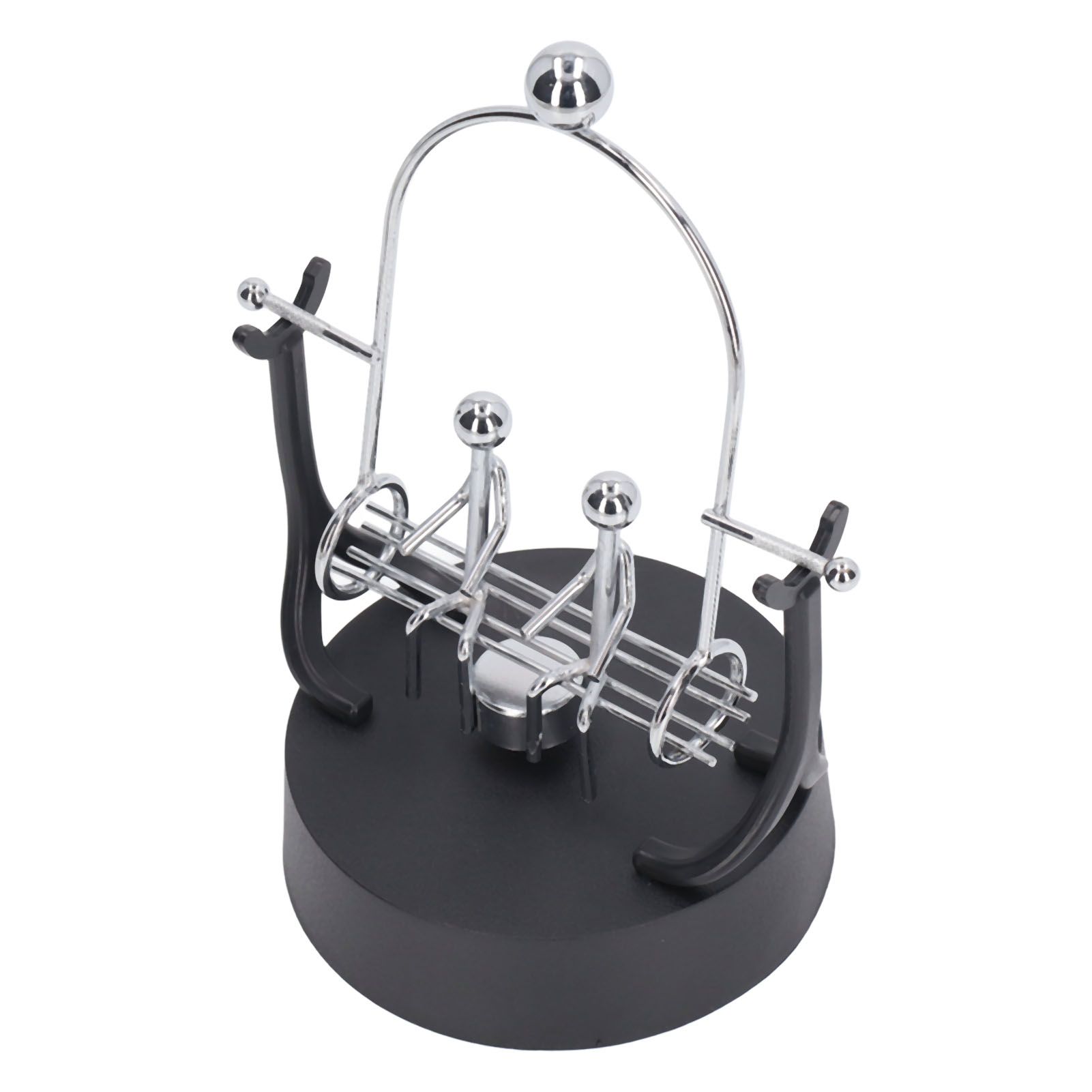 Perpetual Motion Machine Couples Swing Shape Iron Art Electroplating Perpetual view 5