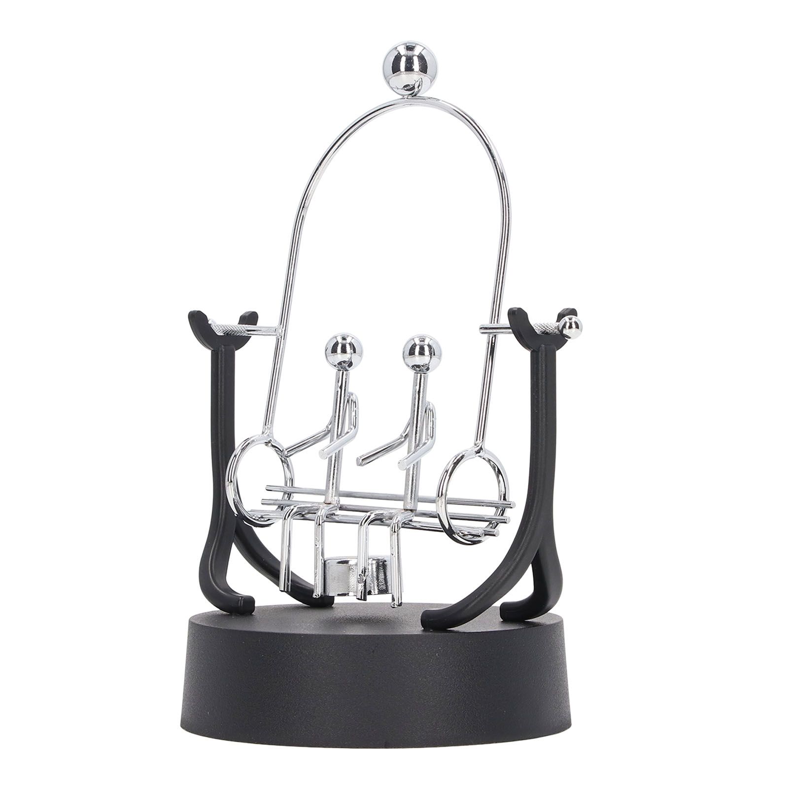 Perpetual Motion Machine Couples Swing Shape Iron Art Electroplating Perpetual view 6