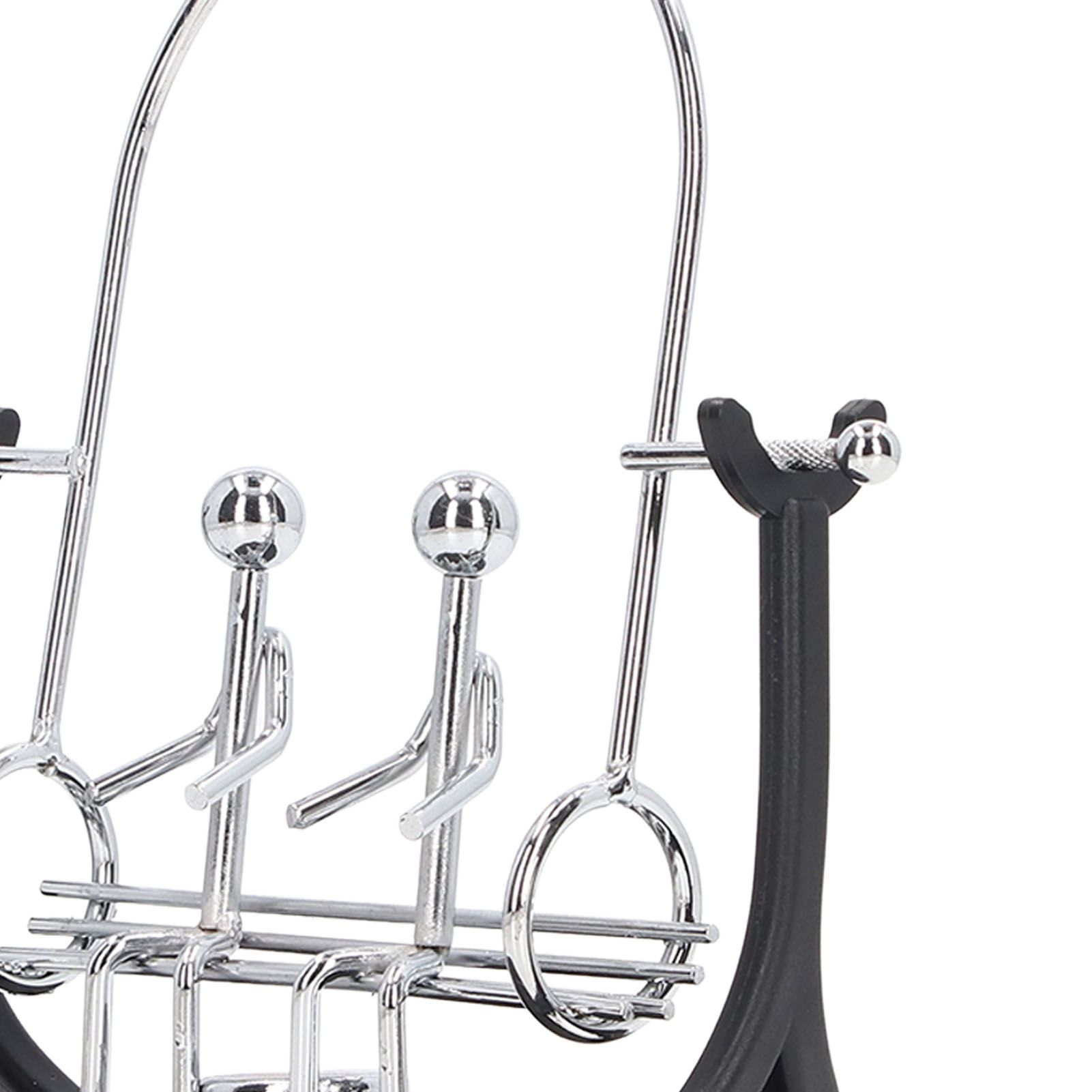 Perpetual Motion Machine Couples Swing Shape Iron Art Electroplating Perpetual view 14