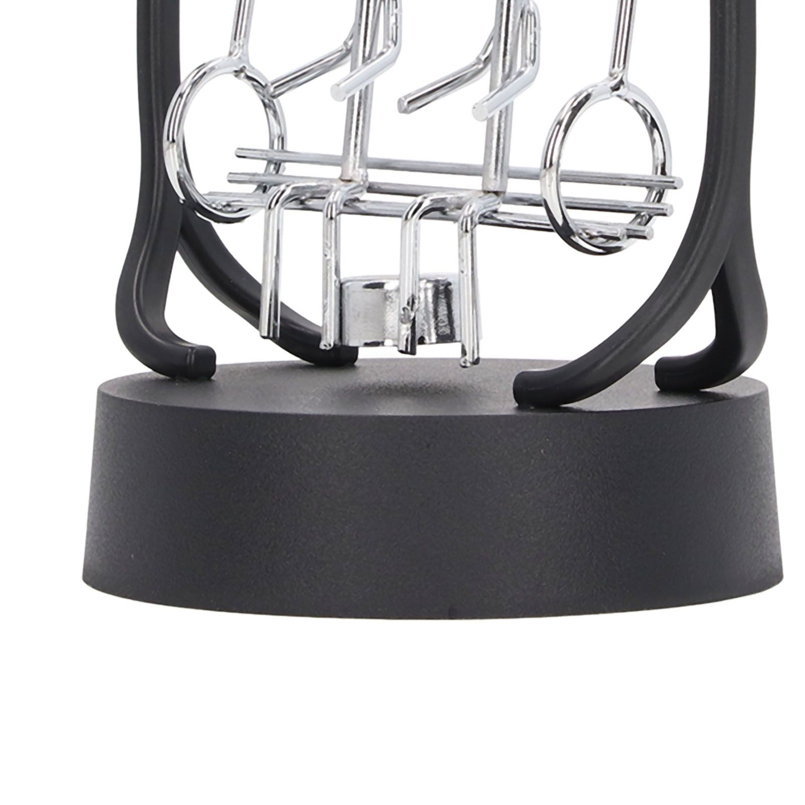 Perpetual Motion Machine Couples Swing Shape Iron Art Electroplating Perpetual view 15