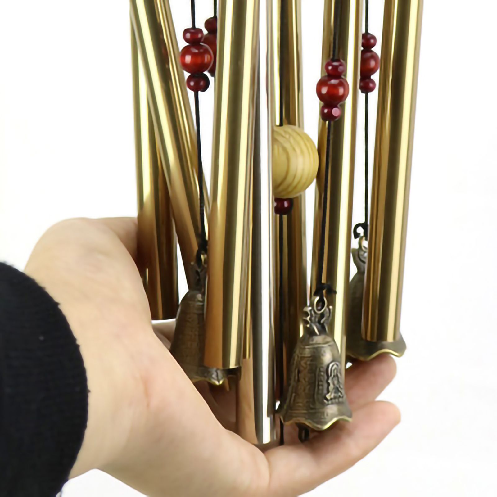 Wind Chime Multi Aluminum Pipe Wooden Decorative Wind Chime Gift for Cabin view 2