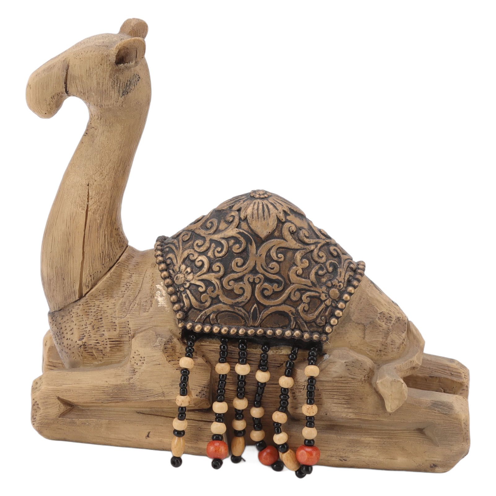 Camel Statue Durable Resin Flat Bottom Retro Style Exquisite Luster Camel view 3