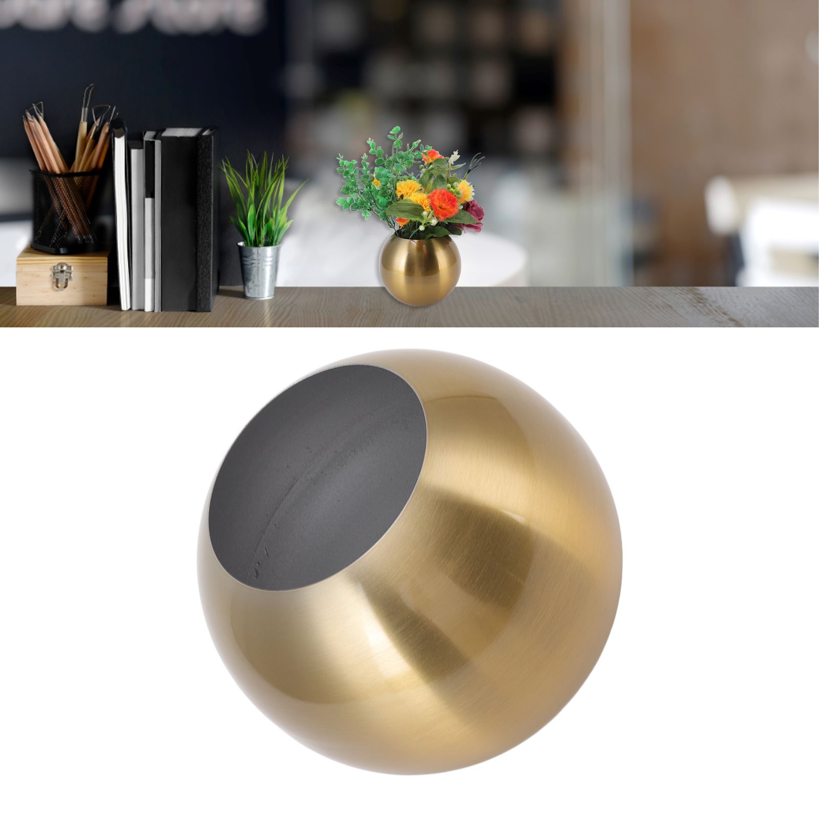 Round Vase Nordic Style Modern Stainless Steel Small Flower Vase Ornament view 12