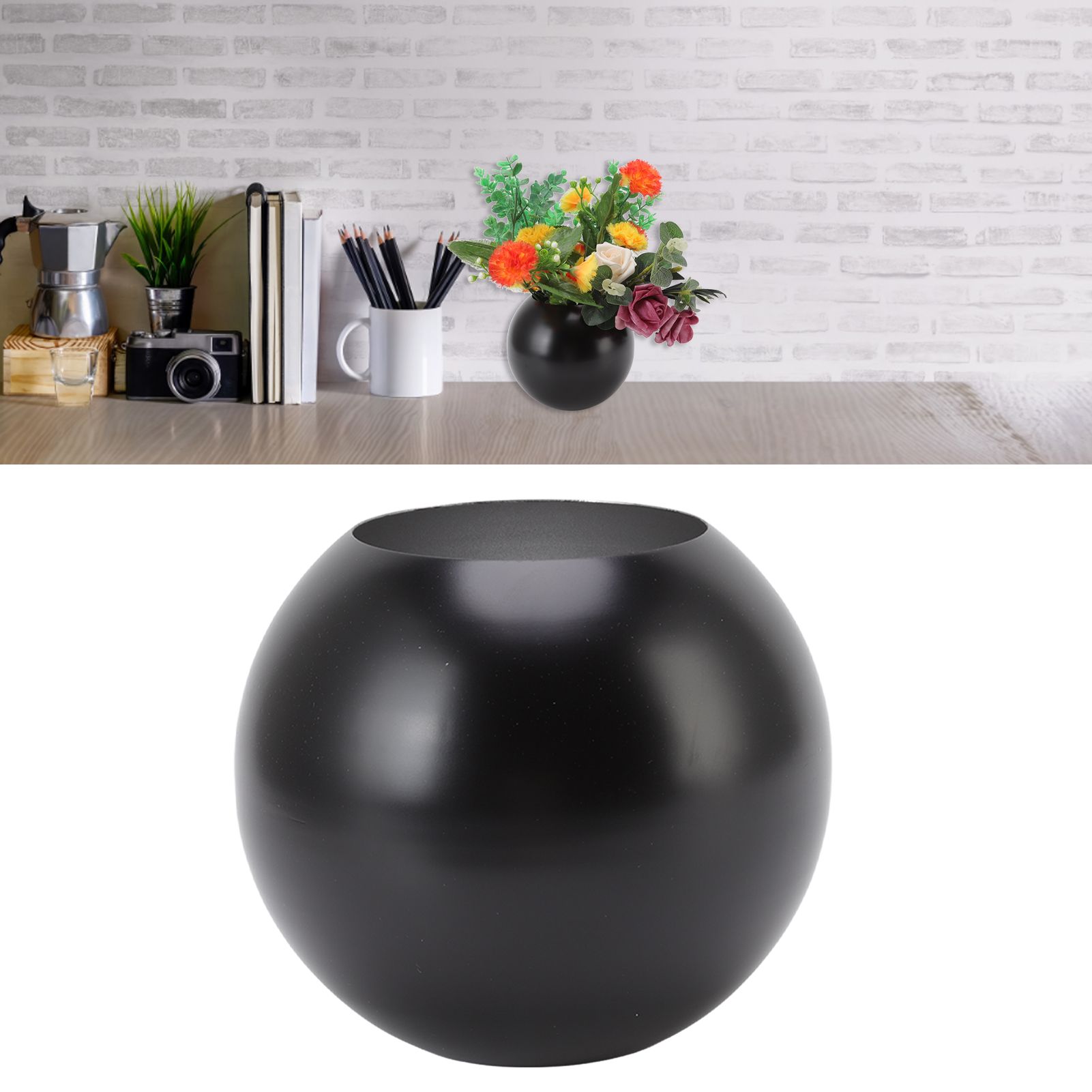 Round Vase Nordic Style Modern Stainless Steel Small Flower Vase Ornament view 11