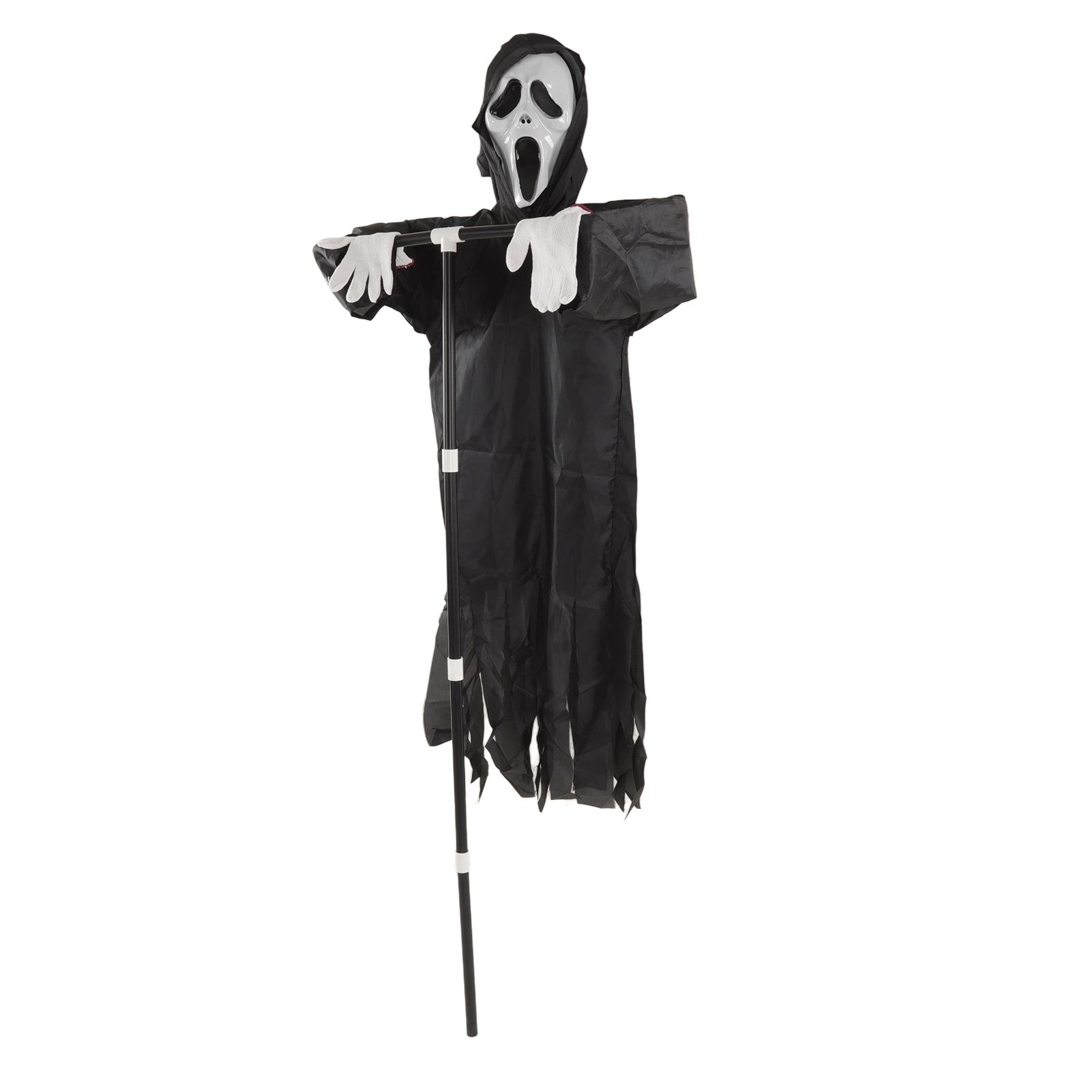 Scream Scarecrow Polyester PVC with Detachable Pole Garden Ghostface view 2