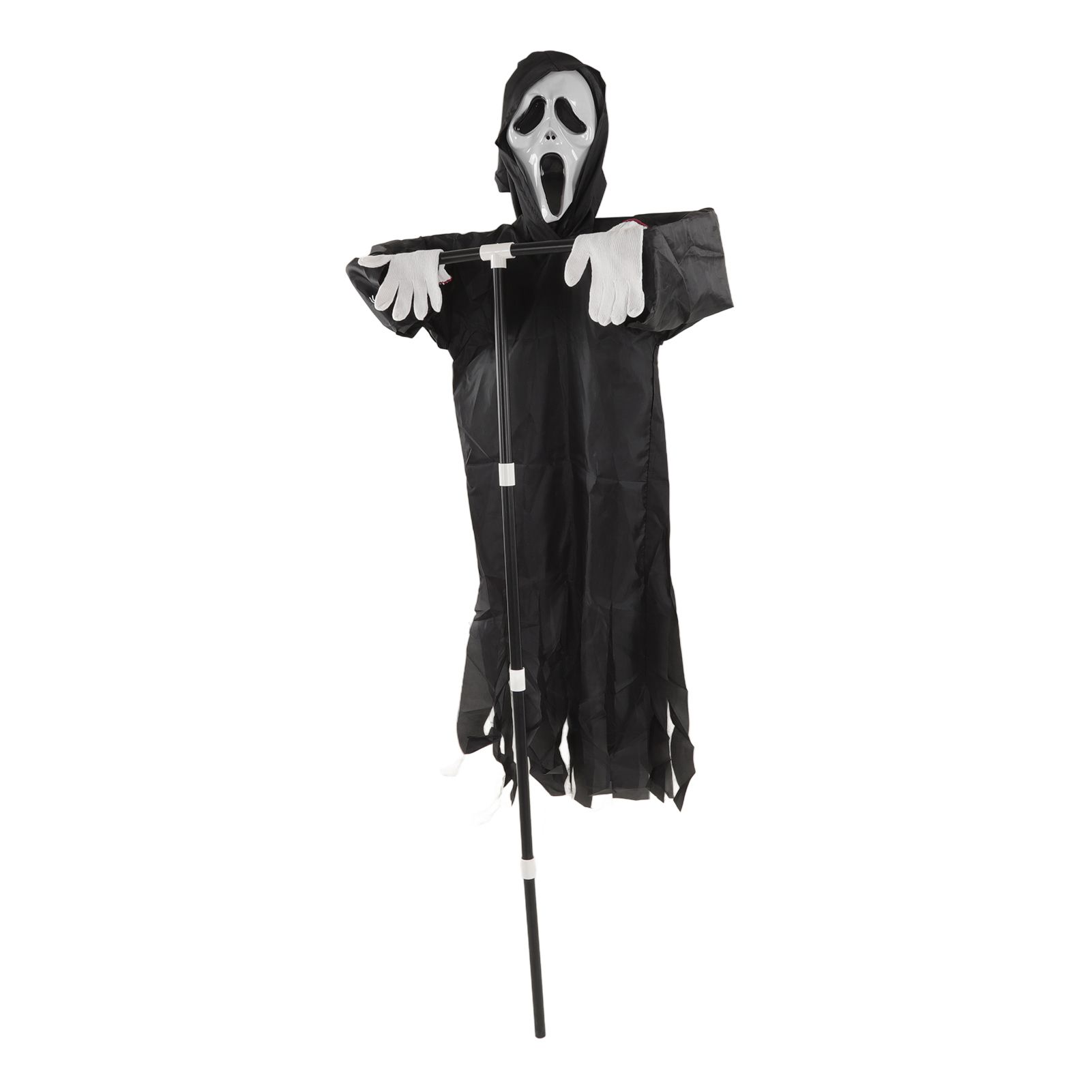 Scream Scarecrow Polyester PVC with Detachable Pole Garden Ghostface view 3