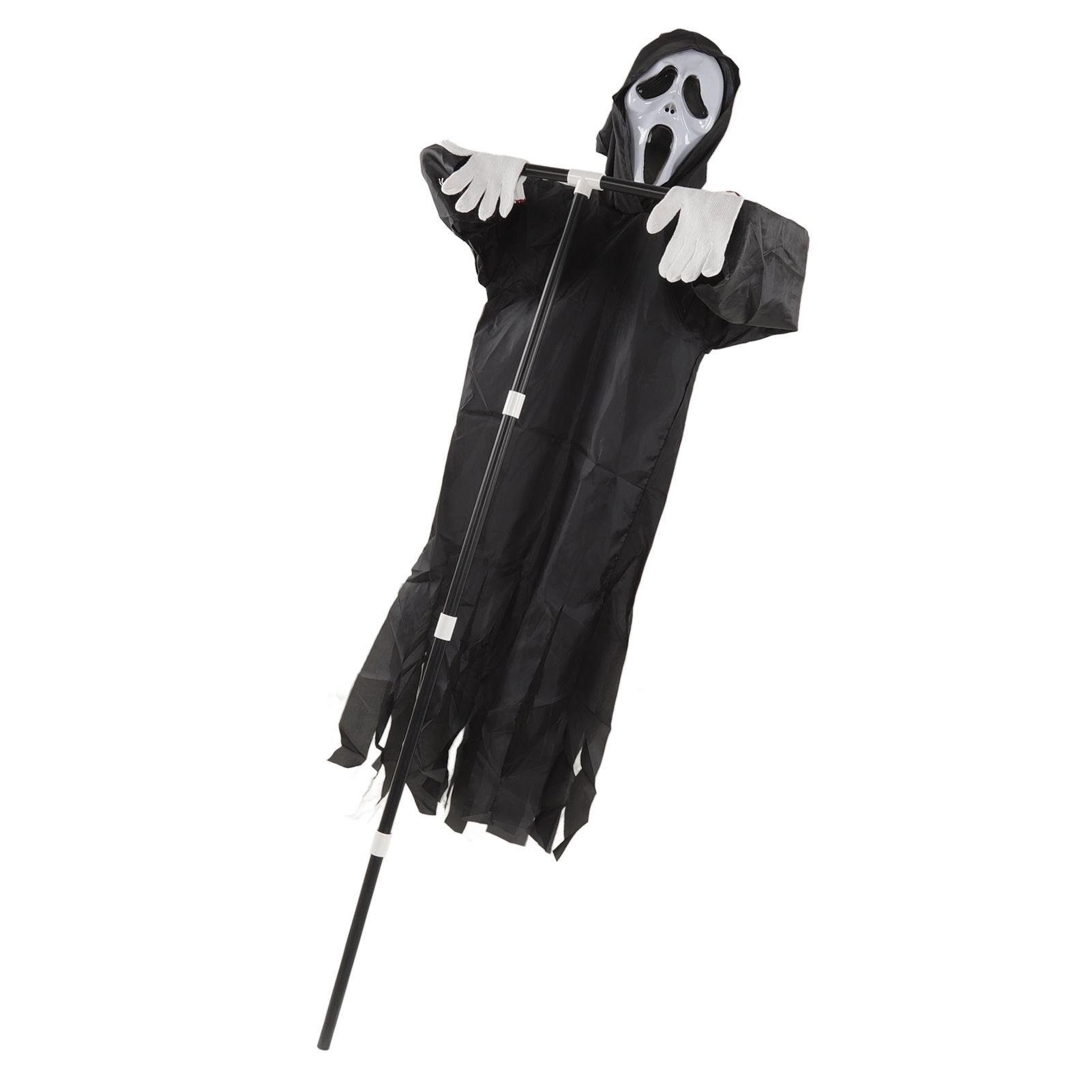 Scream Scarecrow Polyester PVC with Detachable Pole Garden Ghostface view 6