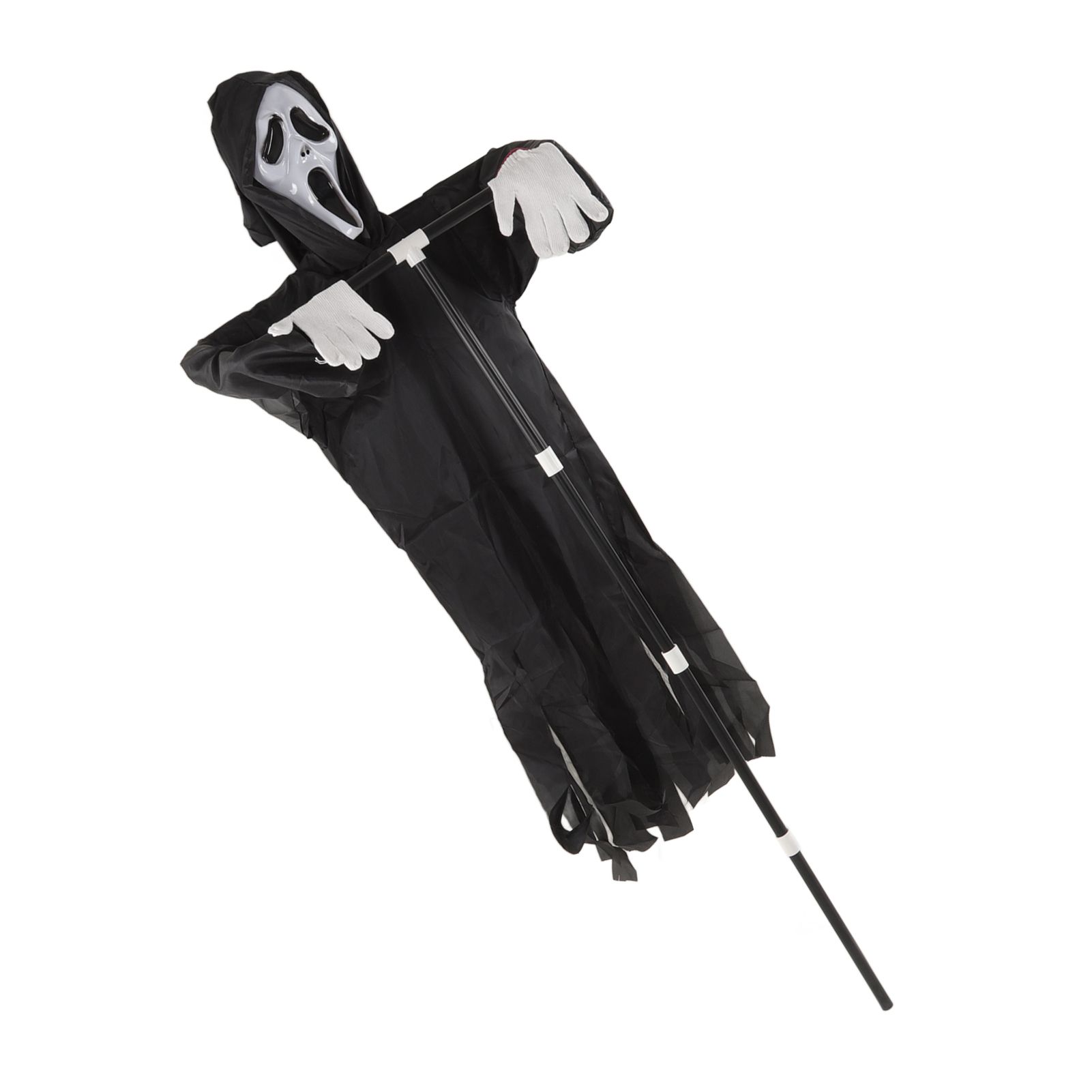 Scream Scarecrow Polyester PVC with Detachable Pole Garden Ghostface view 8