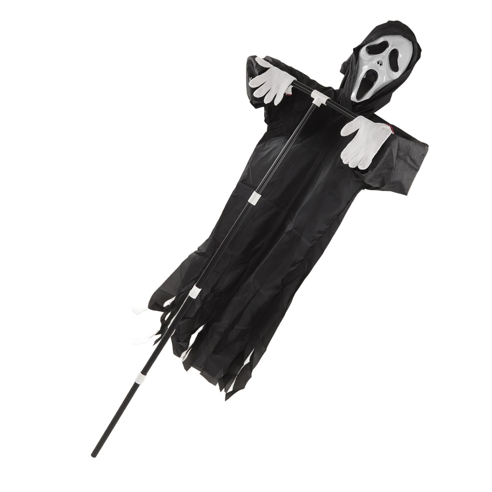 Scream Scarecrow Polyester PVC with Detachable Pole Garden Ghostface view 10