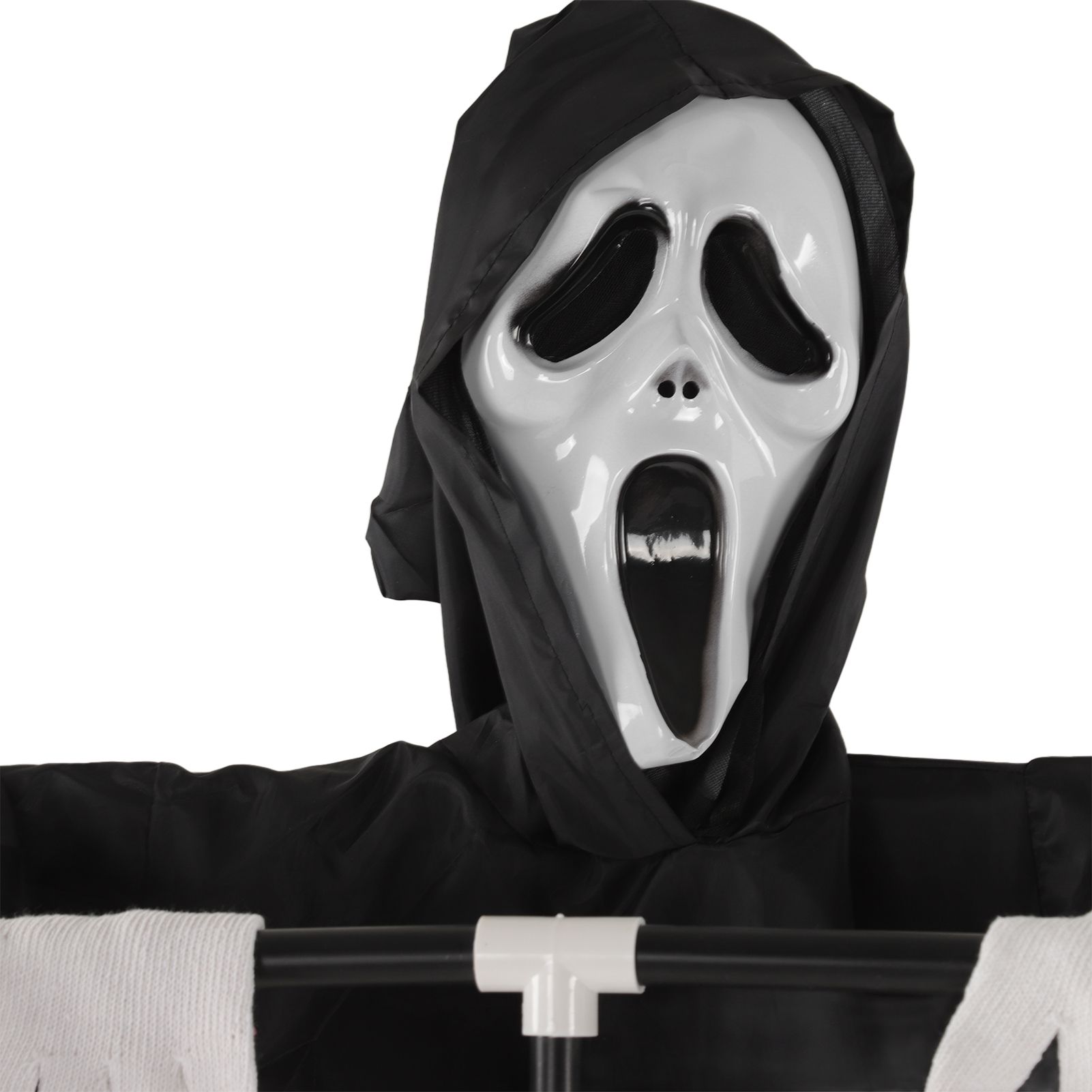 Scream Scarecrow Polyester PVC with Detachable Pole Garden Ghostface view 15