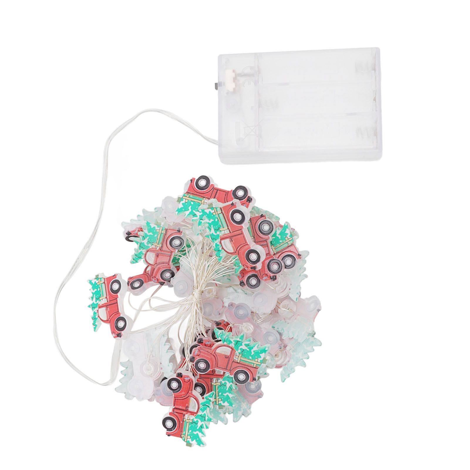 Christmas Tree Farmhouse Truck String Lights Lightweight Christmas Red Truck view 8