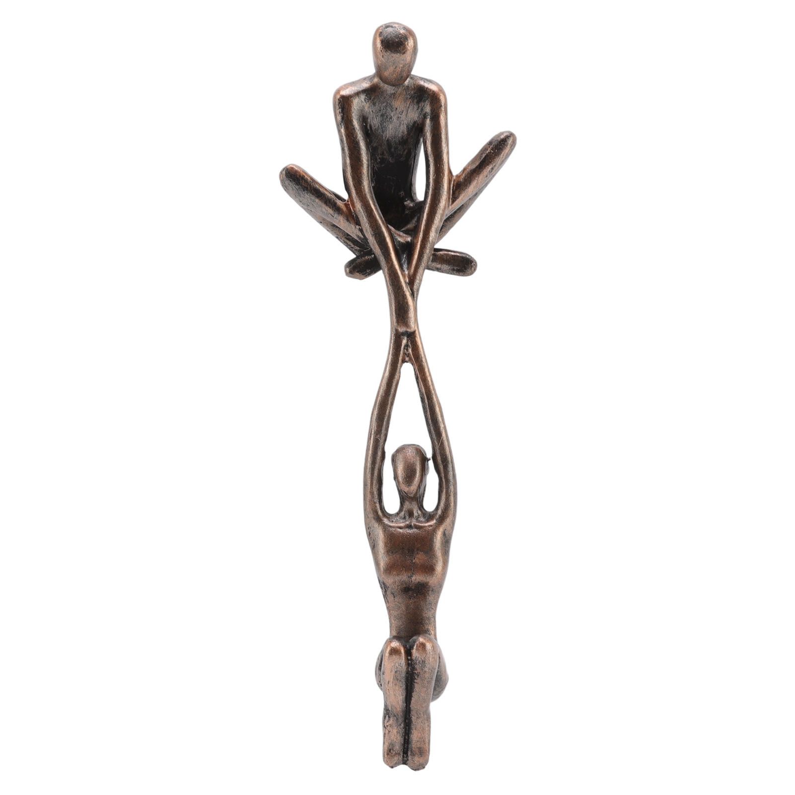 Lover Sculpture Ornament Resin Abstract Art Statue Couple Man Lifting Woman