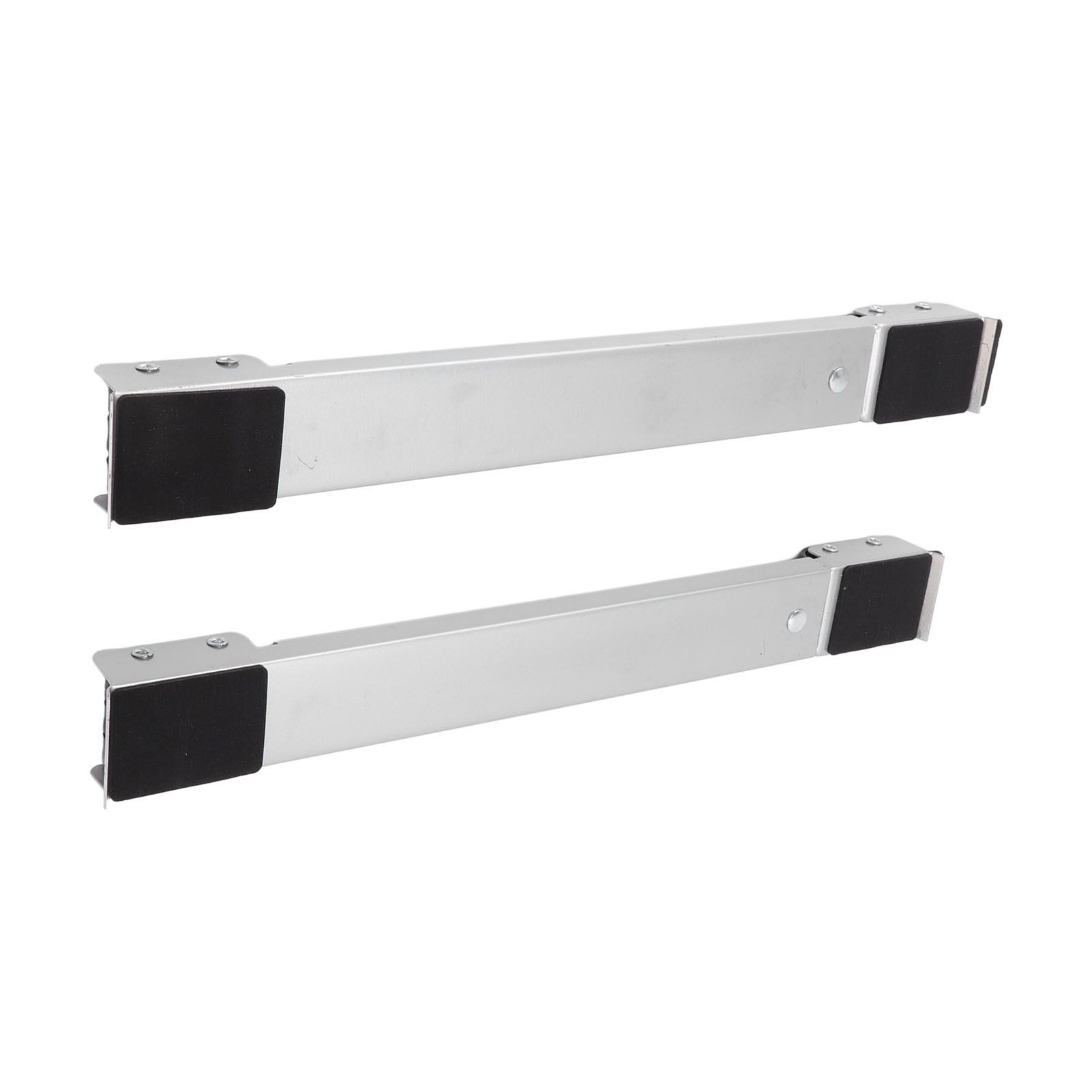2 Sets Mobile Roller Bracket Furniture Raised Base Moving Wheels for view 9