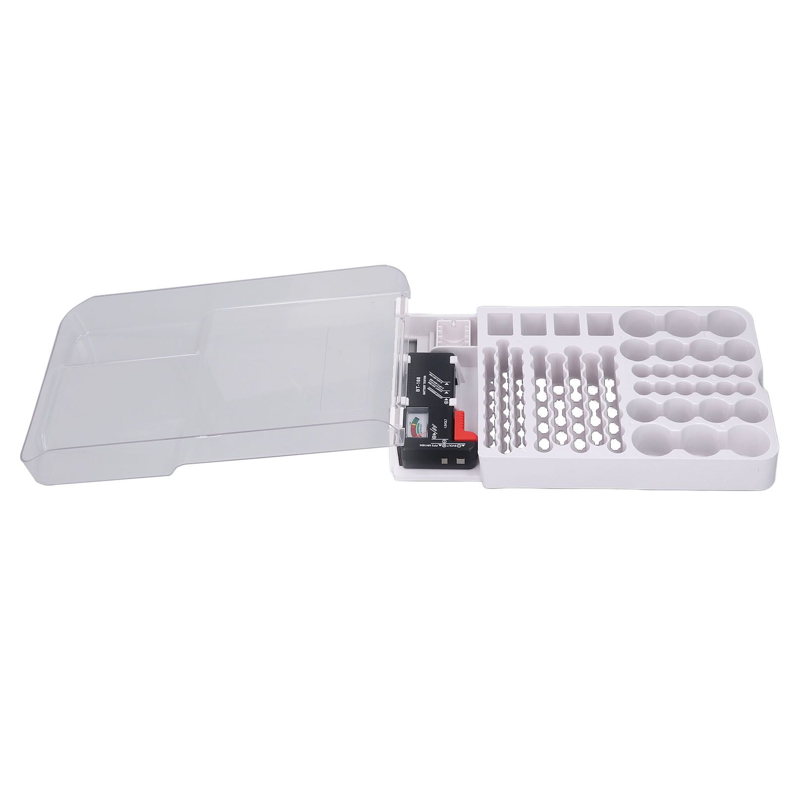 Battery Storage Box Soft Padding Battery Carrying Case with Capacity Test view 5