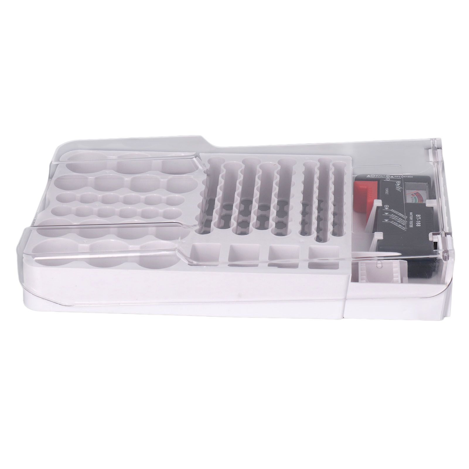 Battery Storage Box Soft Padding Battery Carrying Case with Capacity Test view 9