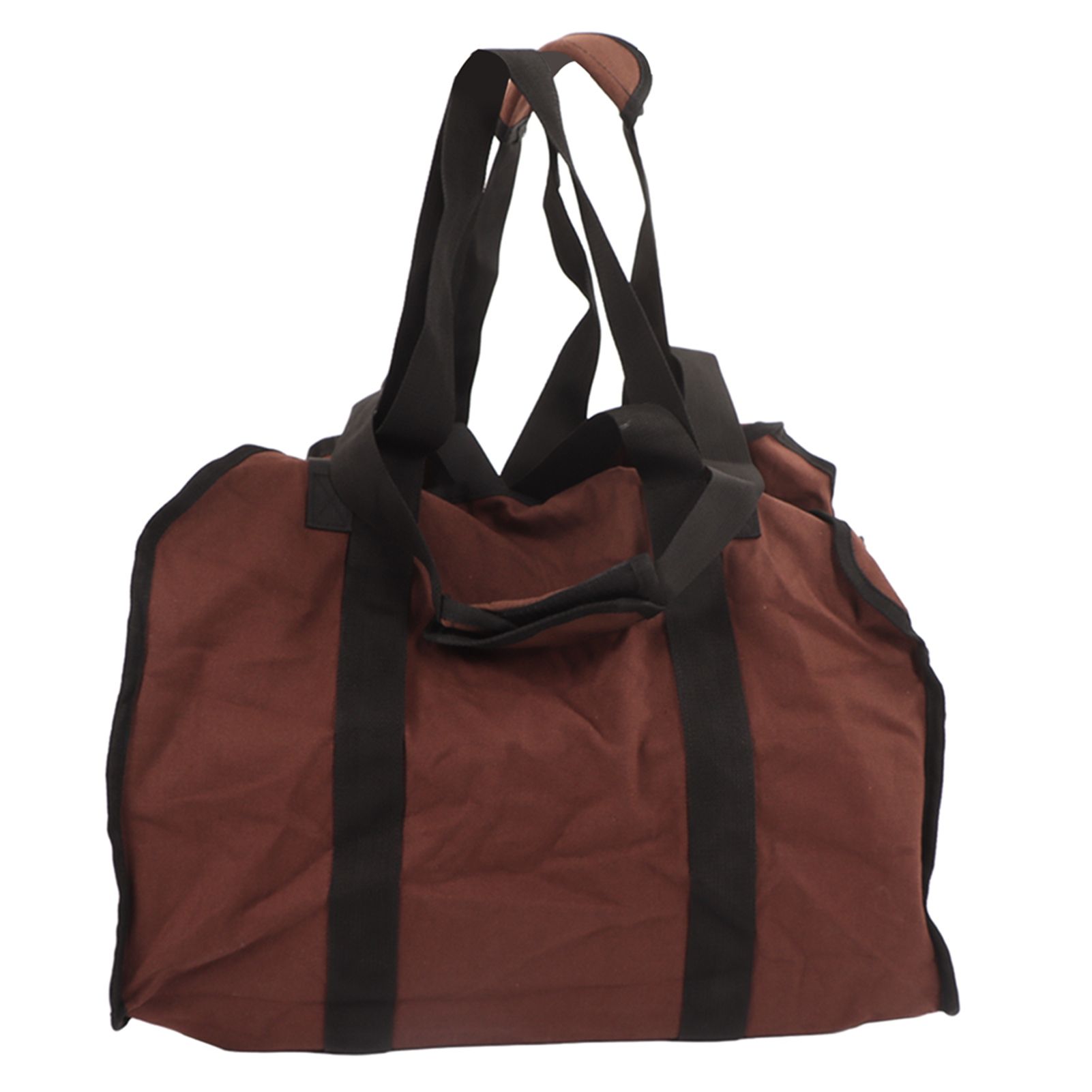 Firewood Bag Large Capacity Heavy Duty Wearable Canvas Outdoor Firewood