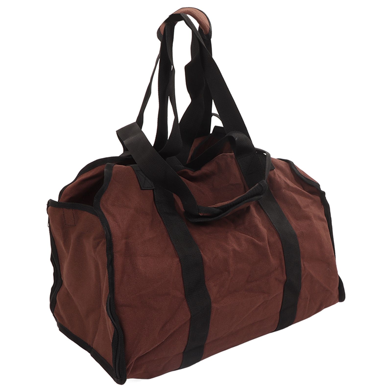 Firewood Bag Large Capacity Heavy Duty Wearable Canvas Outdoor Firewood view 2