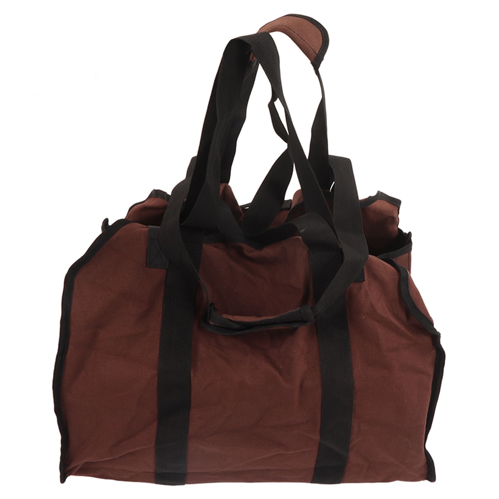 Firewood Bag Large Capacity Heavy Duty Wearable Canvas Outdoor Firewood view 4