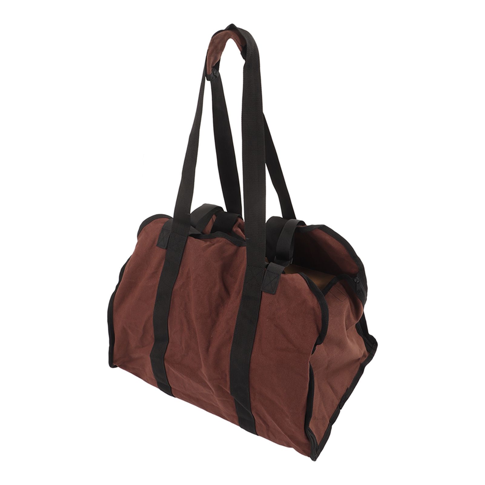 Firewood Bag Large Capacity Heavy Duty Wearable Canvas Outdoor Firewood view 8