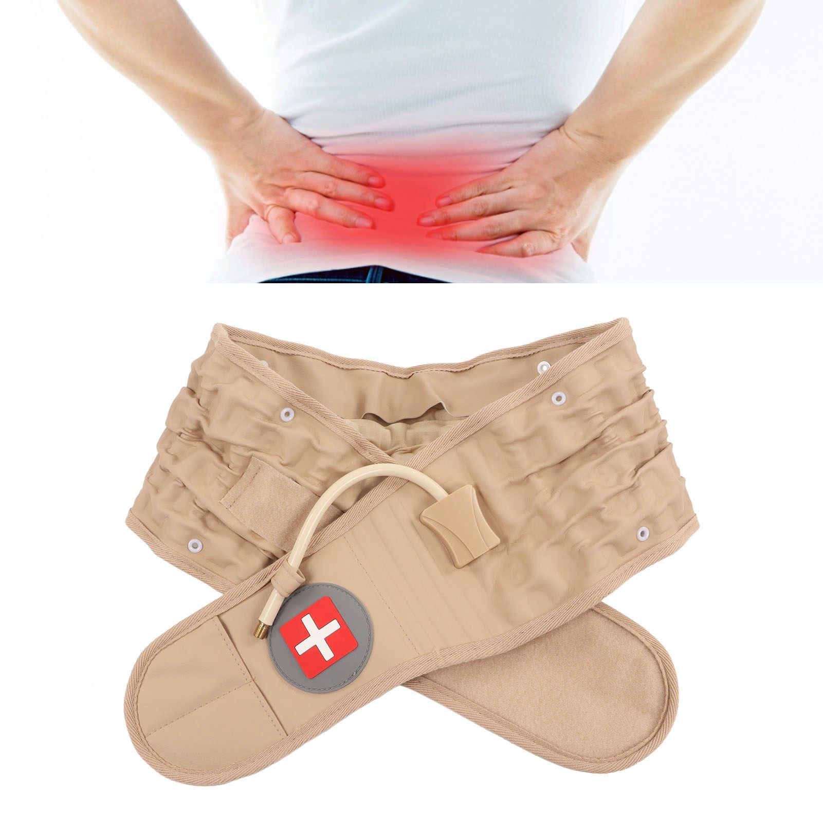 Back Decompression Belt Inflatable Relaxing Muscles Traction Function TPU view 12