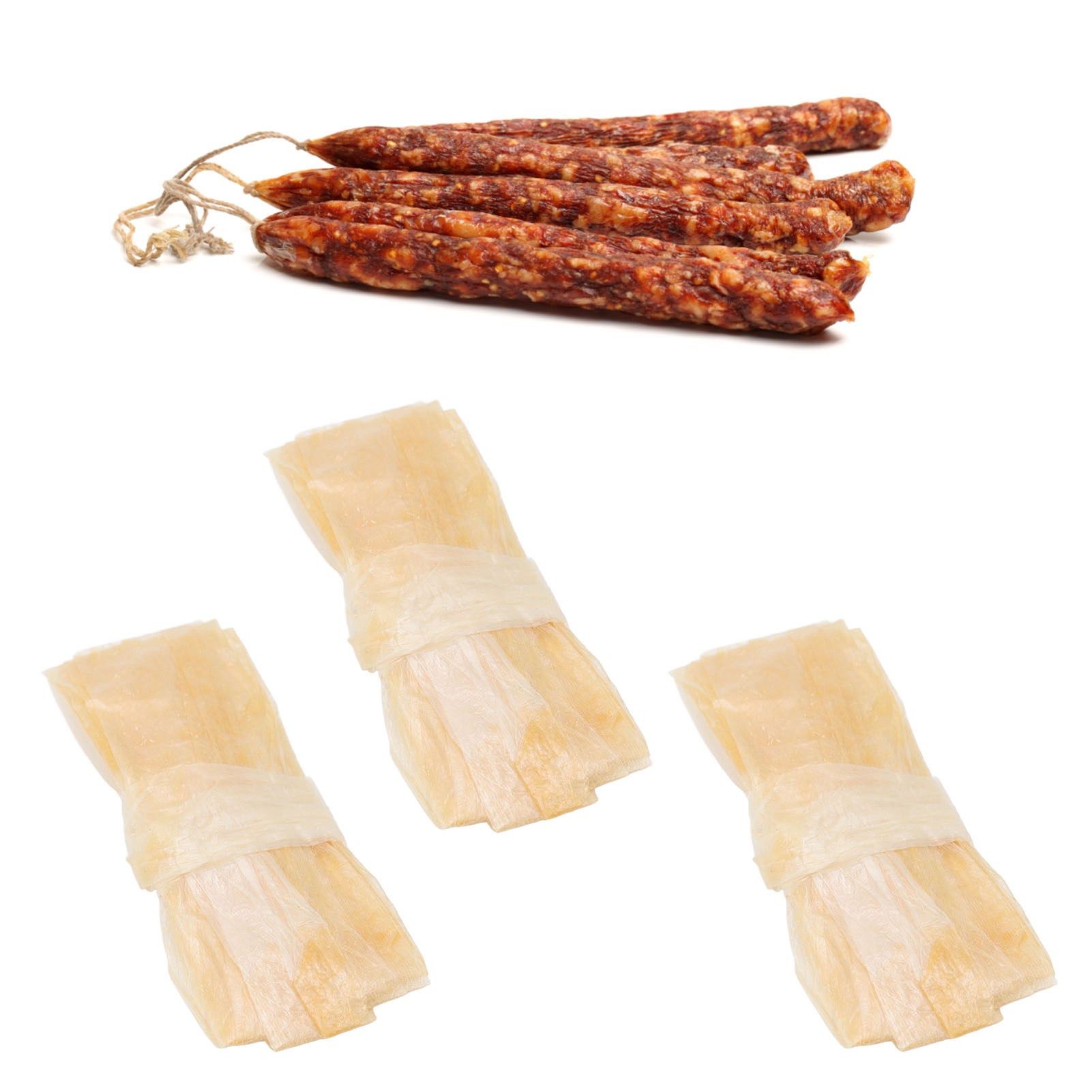 10 Pcs Edible Drying Sheep Sausage Casing for Homemade Sausages Ham 10 Sticks view 12