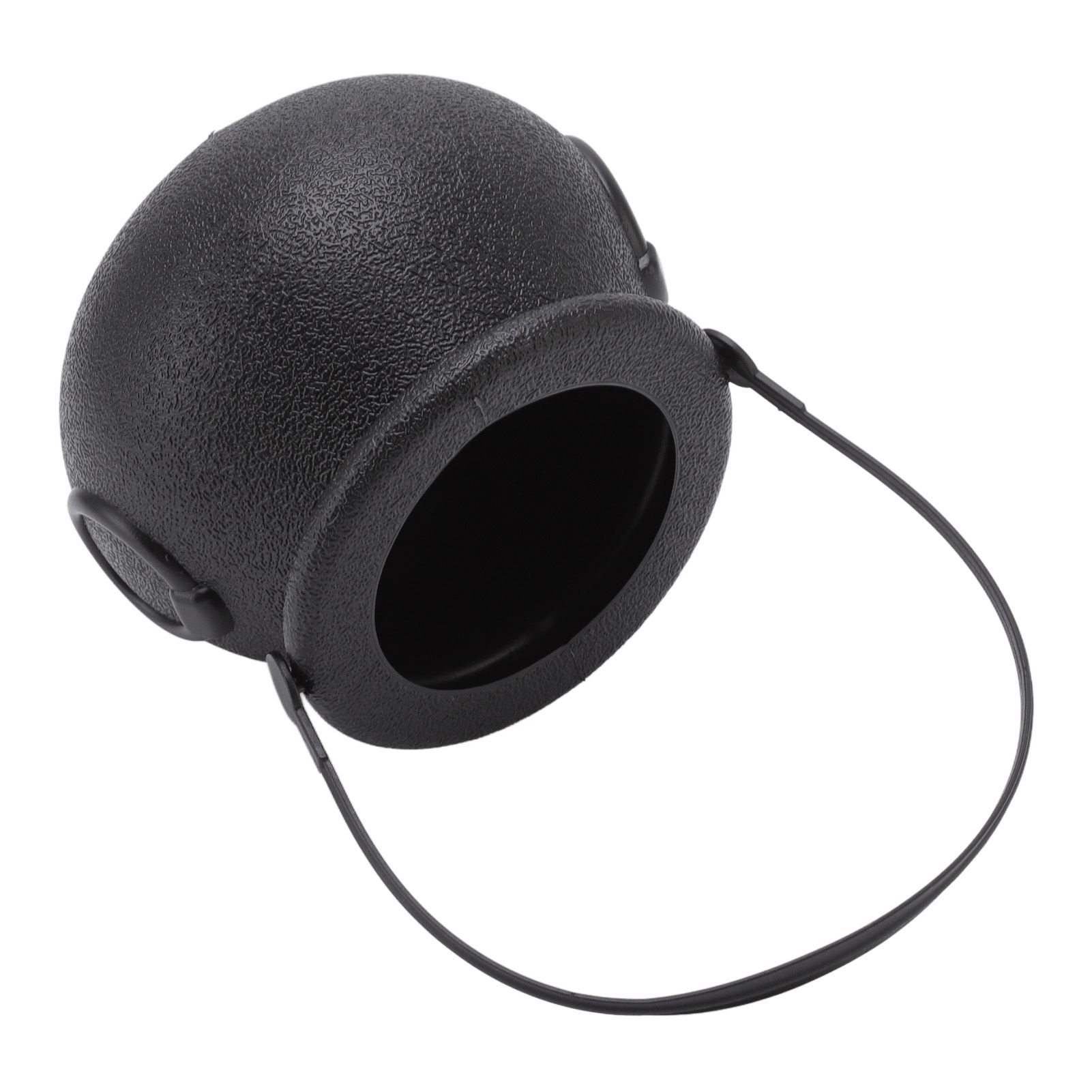 Candy Bucket Plastic Black Portable Cauldron Kettle Halloween Party Decoration view 8
