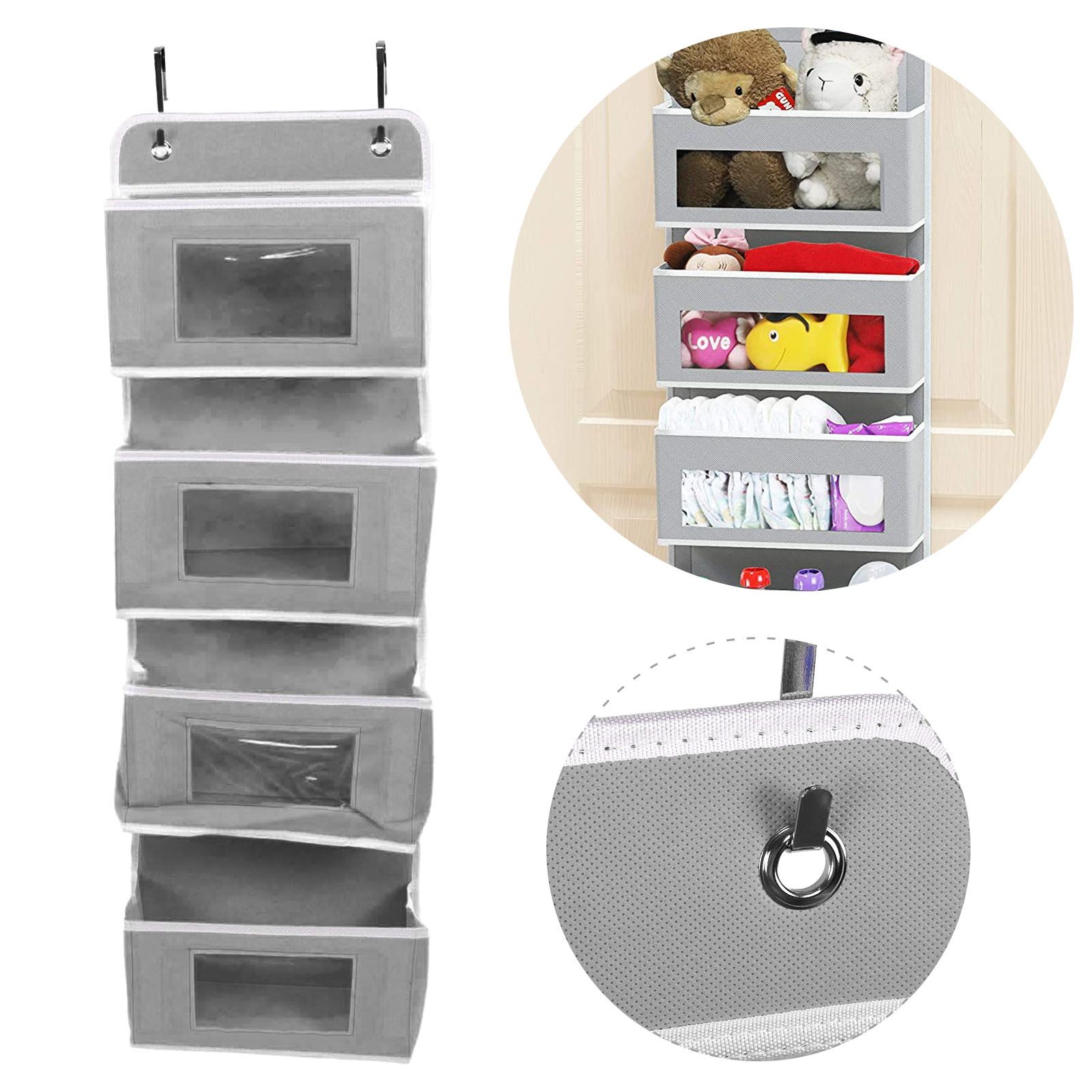 Hanging Closet Organizer Multilayer Strong Load Bearing Capacity Nonwoven Over view 11