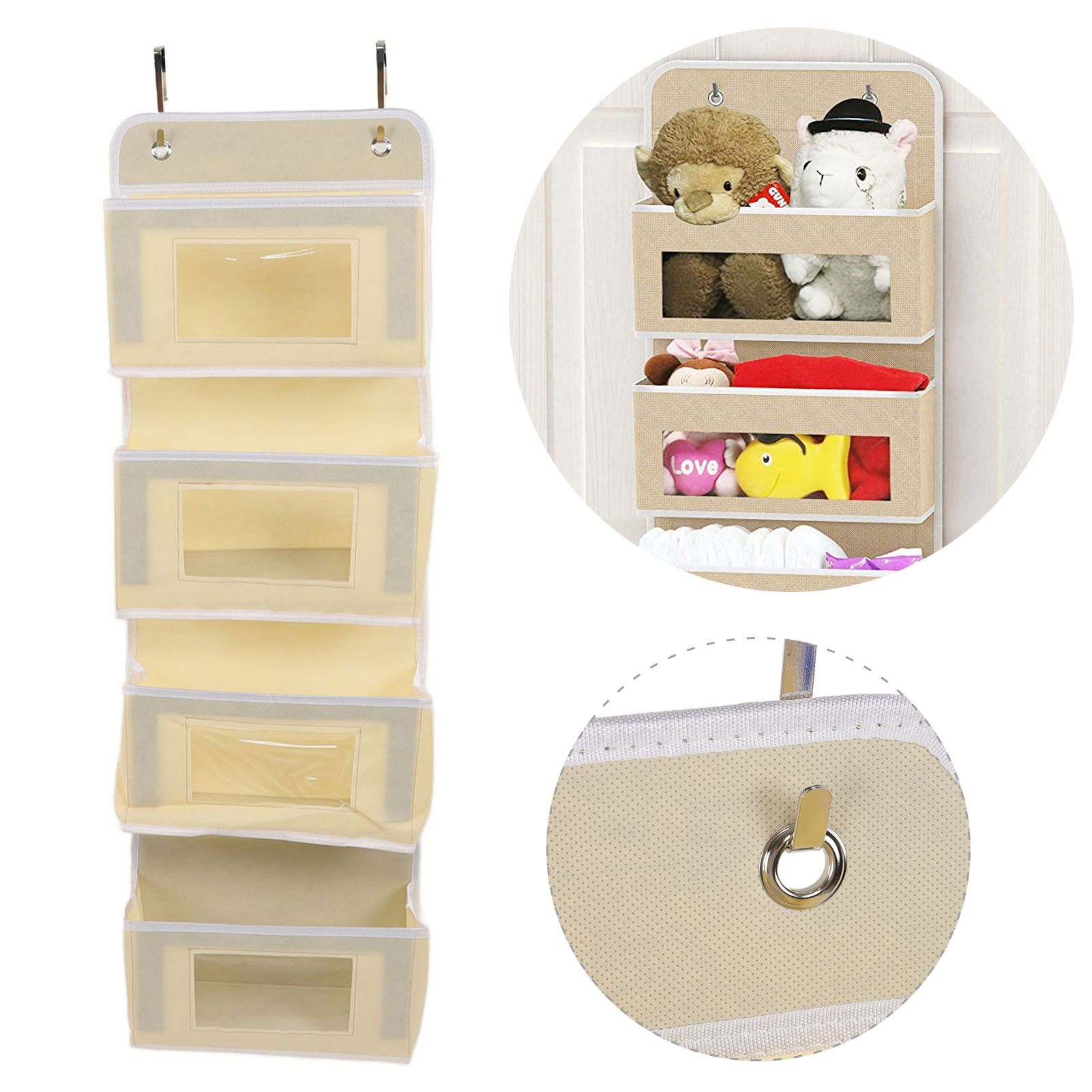 Hanging Closet Organizer Multilayer Strong Load Bearing Capacity Nonwoven Over view 11