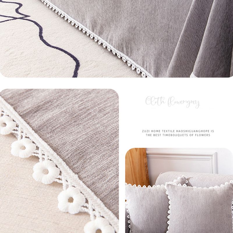 Sofa Cover Chenille Nylon Multipurpose Machine Washable Couch Slipcover for view 5