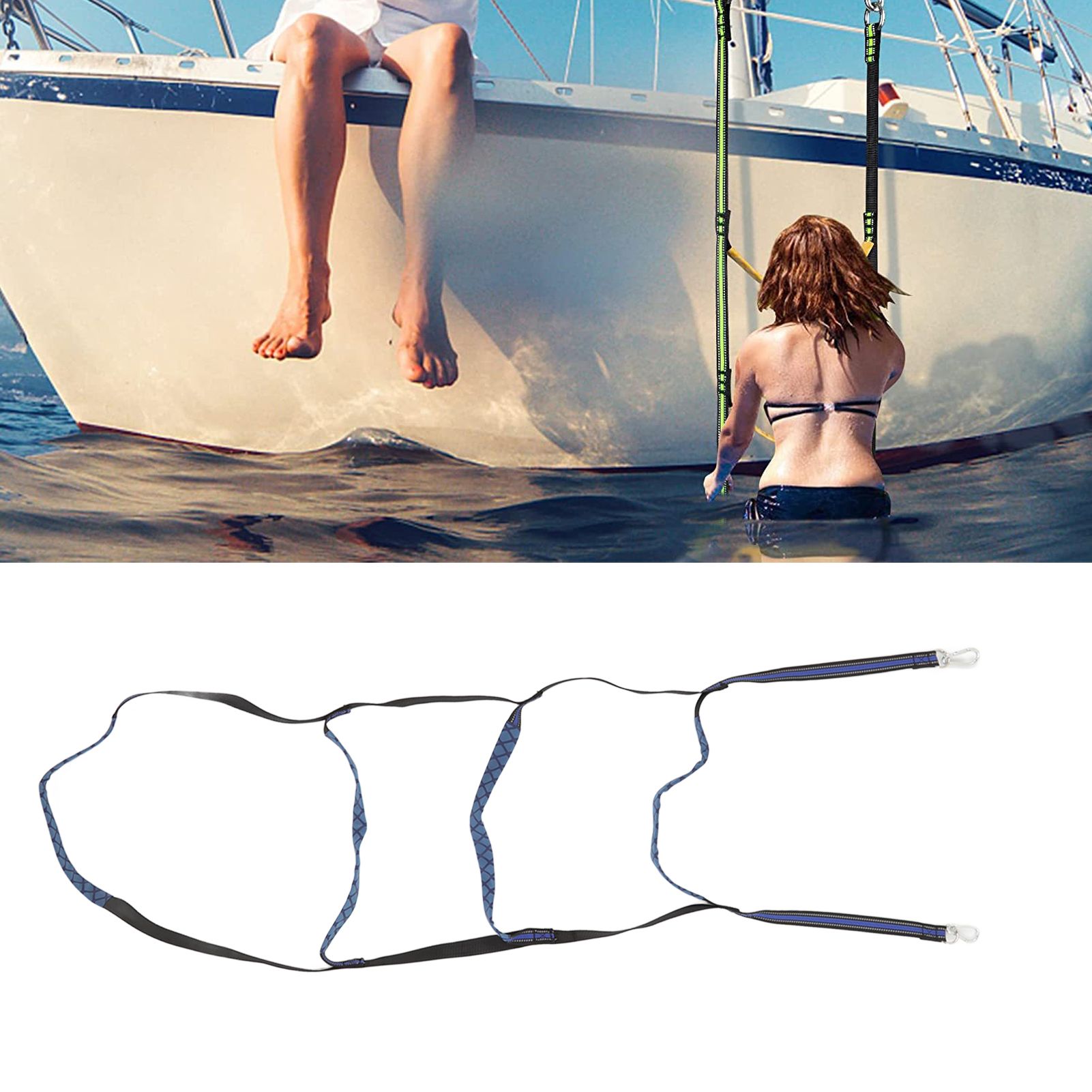Boat Marine Rope Ladder Boarding Rope Ladder for Inflatable Boat Kayak view 12