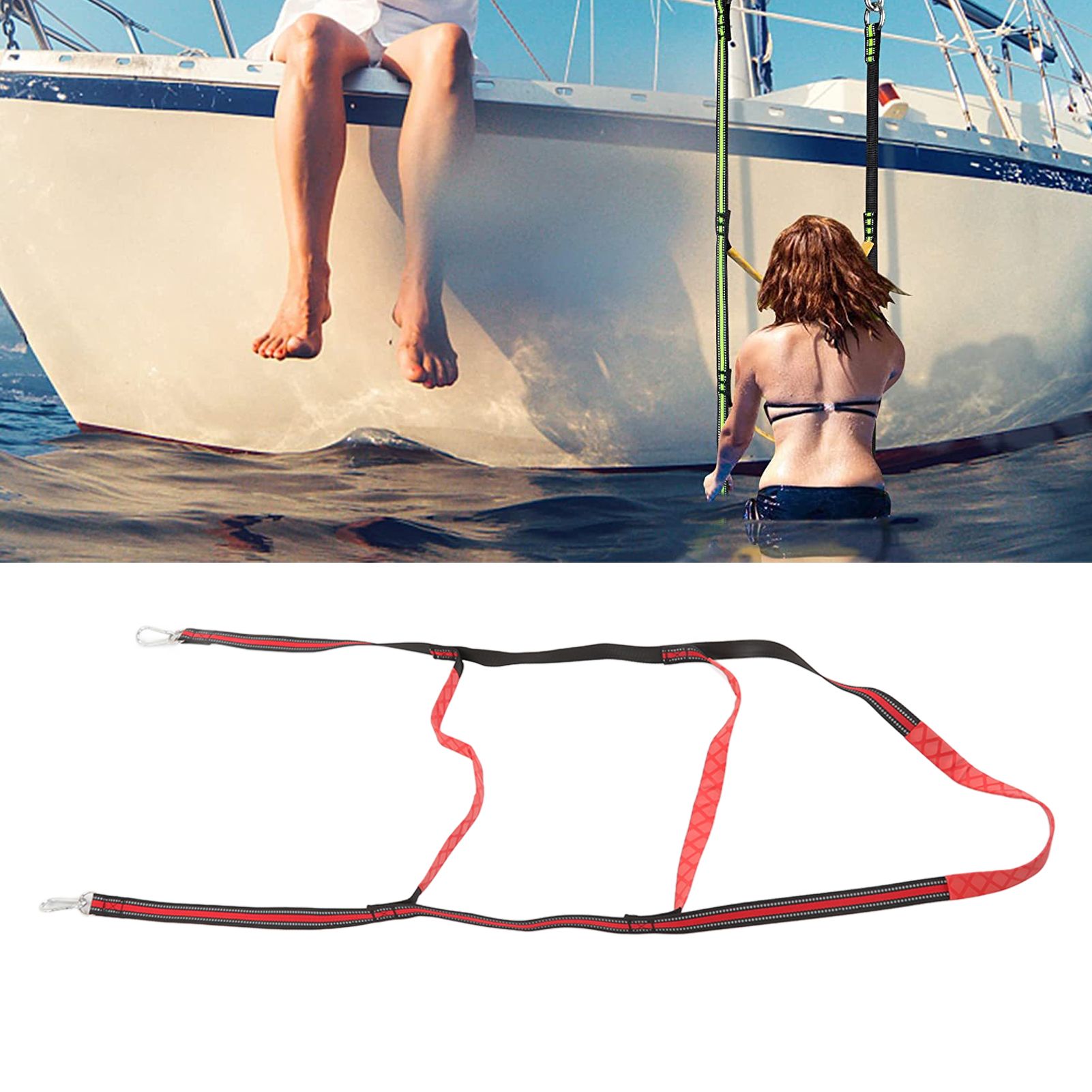 Boat Marine Rope Ladder Boarding Rope Ladder for Inflatable Boat Kayak view 12