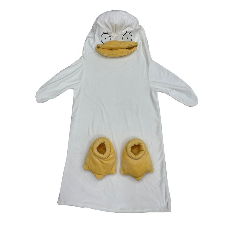 Duck Cosplay Costumes One Piece Pajamas Lovely Shape Jumpsuit Sleepwear for view 6