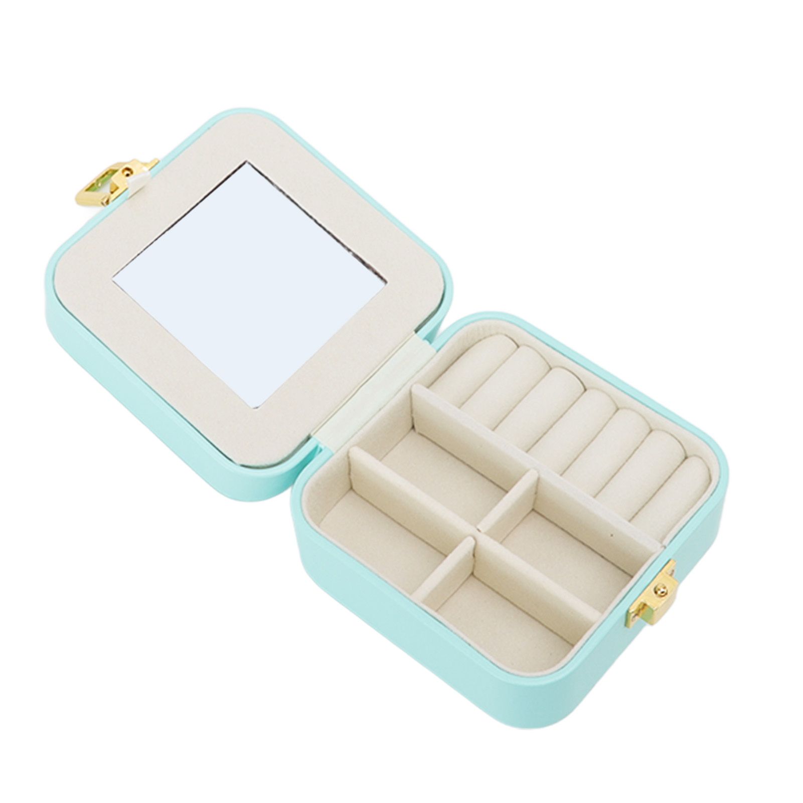 Jewelry Case Small Jewelry Box Organizer Display Storage Portable for Rings view 10