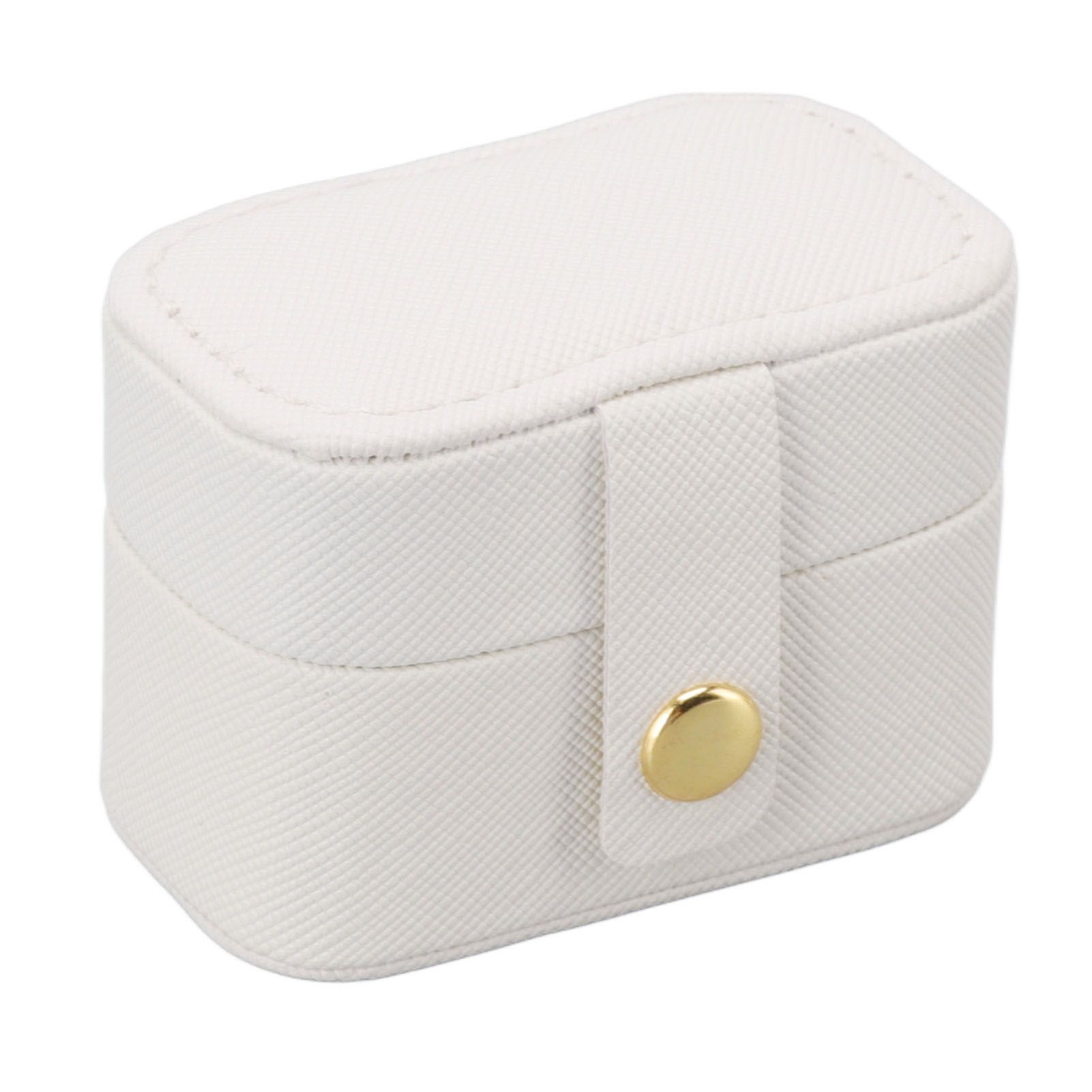 Mini Ring Storage Box PU Leather Small Jewelry Box Organizer Small Travel view 4