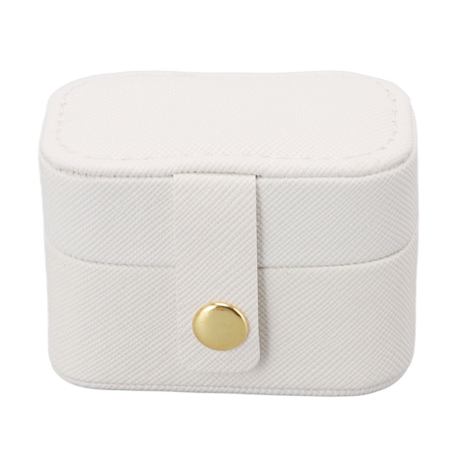 Mini Ring Storage Box PU Leather Small Jewelry Box Organizer Small Travel view 5