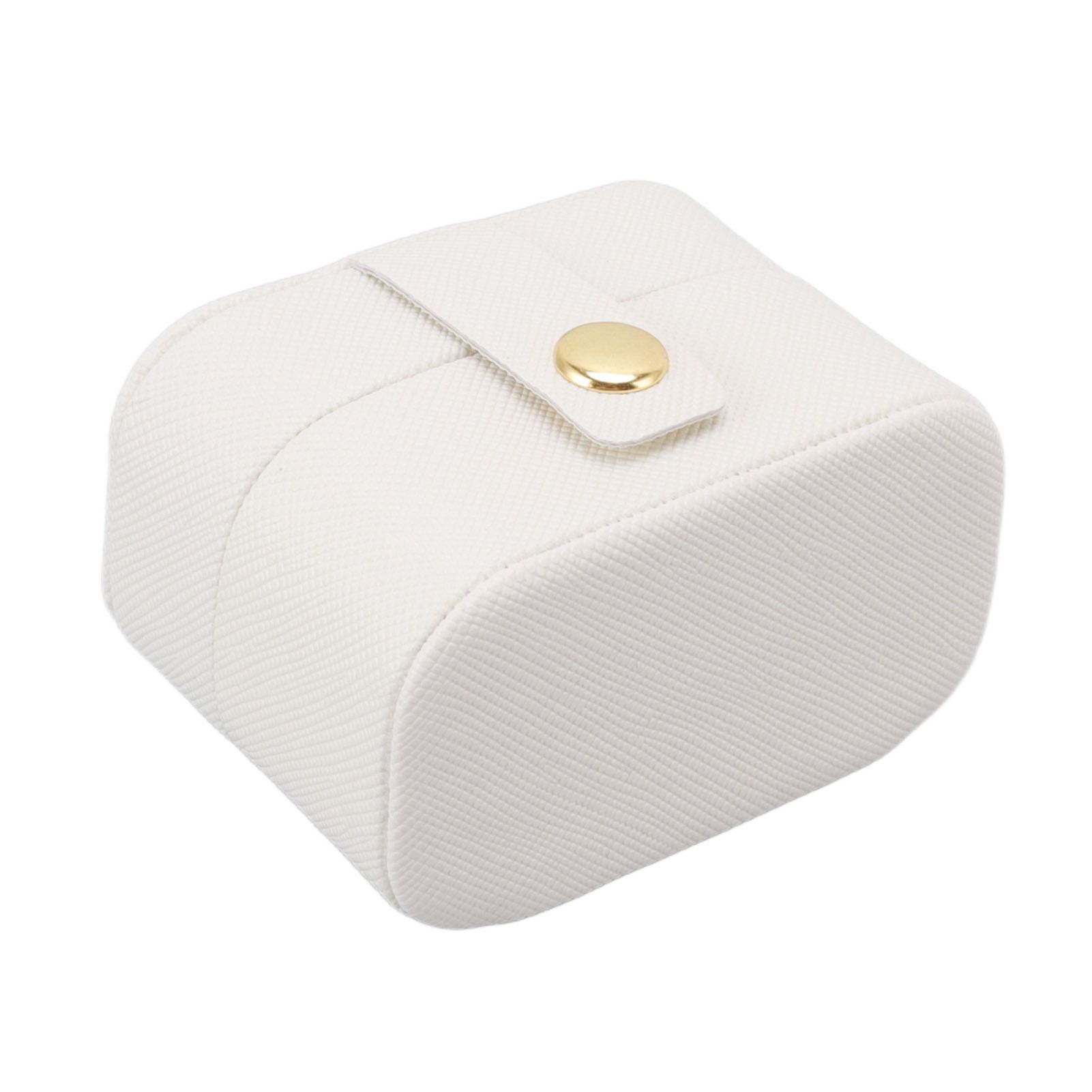 Mini Ring Storage Box PU Leather Small Jewelry Box Organizer Small Travel view 7