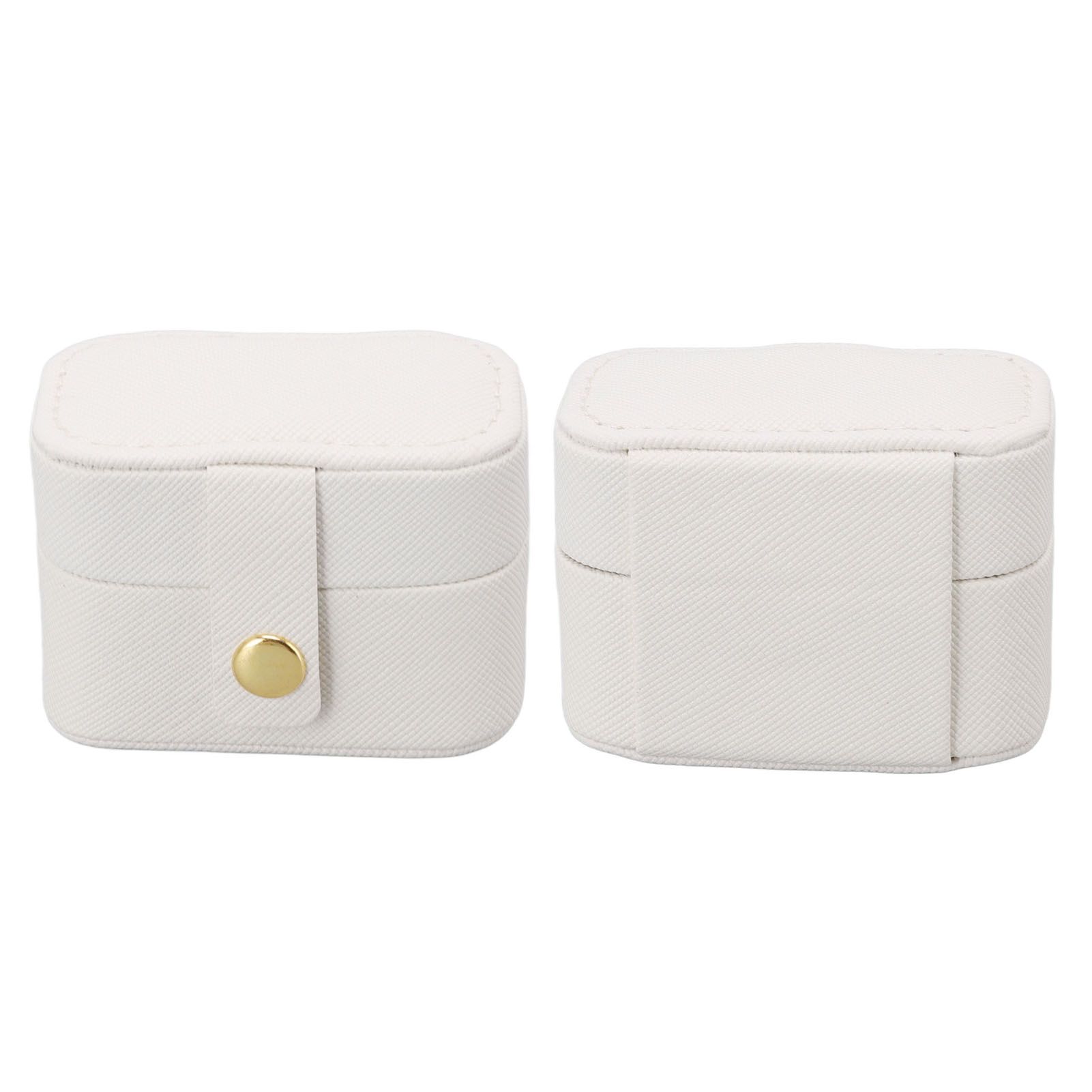 Mini Ring Storage Box PU Leather Small Jewelry Box Organizer Small Travel view 10