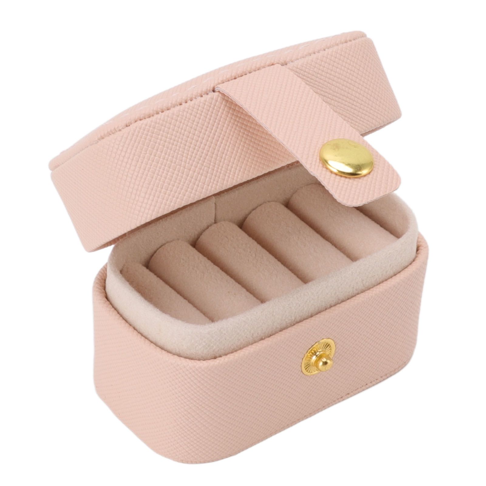 Mini Ring Storage Box PU Leather Small Jewelry Box Organizer Small Travel