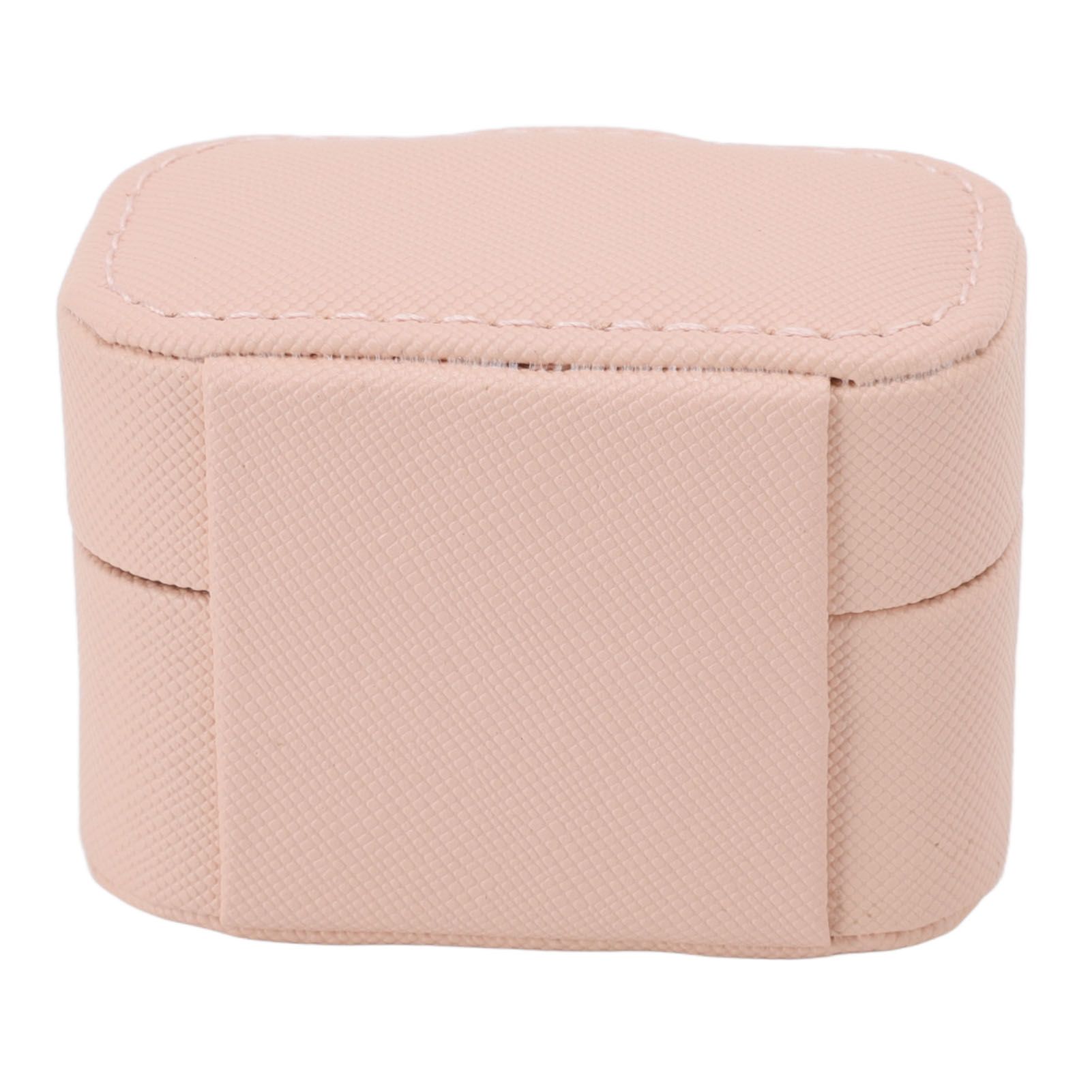 Mini Ring Storage Box PU Leather Small Jewelry Box Organizer Small Travel view 8